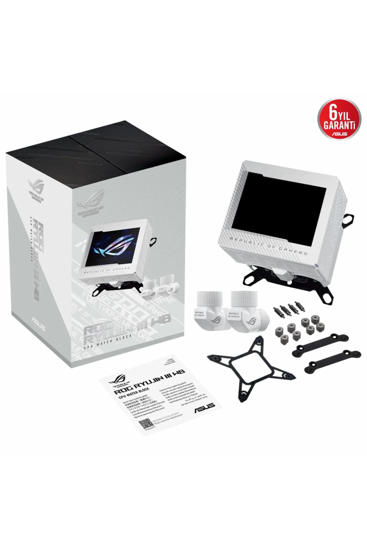 Asus ROG Ryujin III WB LCD İşlemci Soğutucu Blok