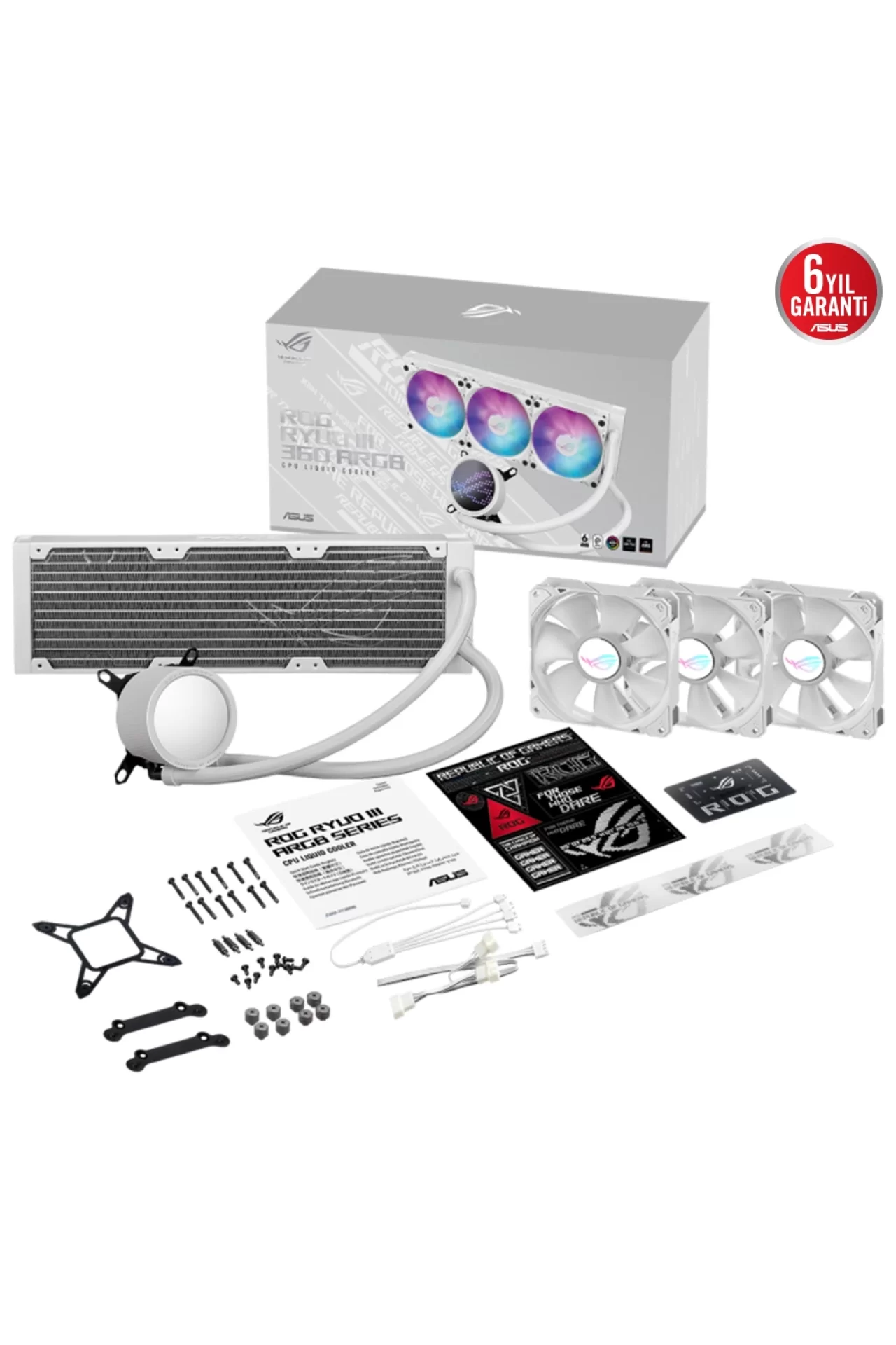 Asus ROG Ryuo III 360 ARGB 360mm İşlemci Sıvı Soğutucu (90RC00I1-M0UAY0)