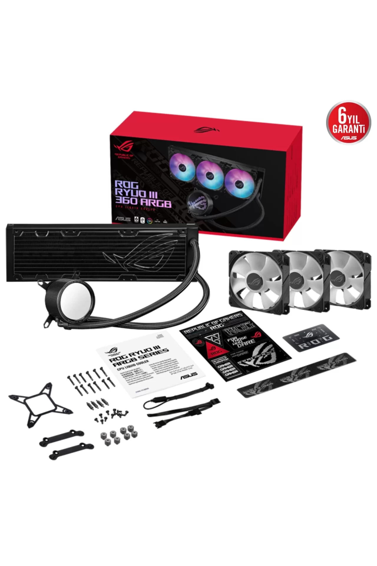 Asus ROG Ryuo III 360 ARGB İşlemci Sıvı Soğutucu