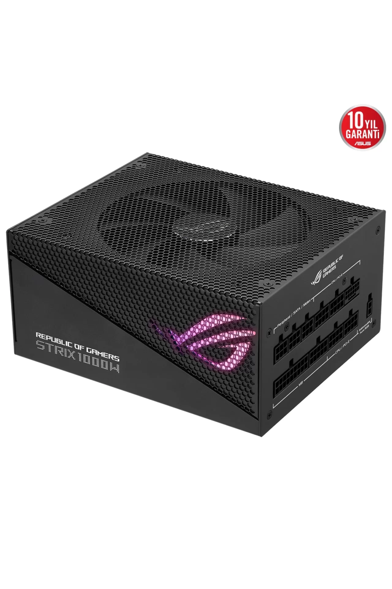 Asus ROG Strix 1000G Aura 1000W 80+ Gold Full Modüler 135mm Fanlı Beyaz Güç Kaynağı
