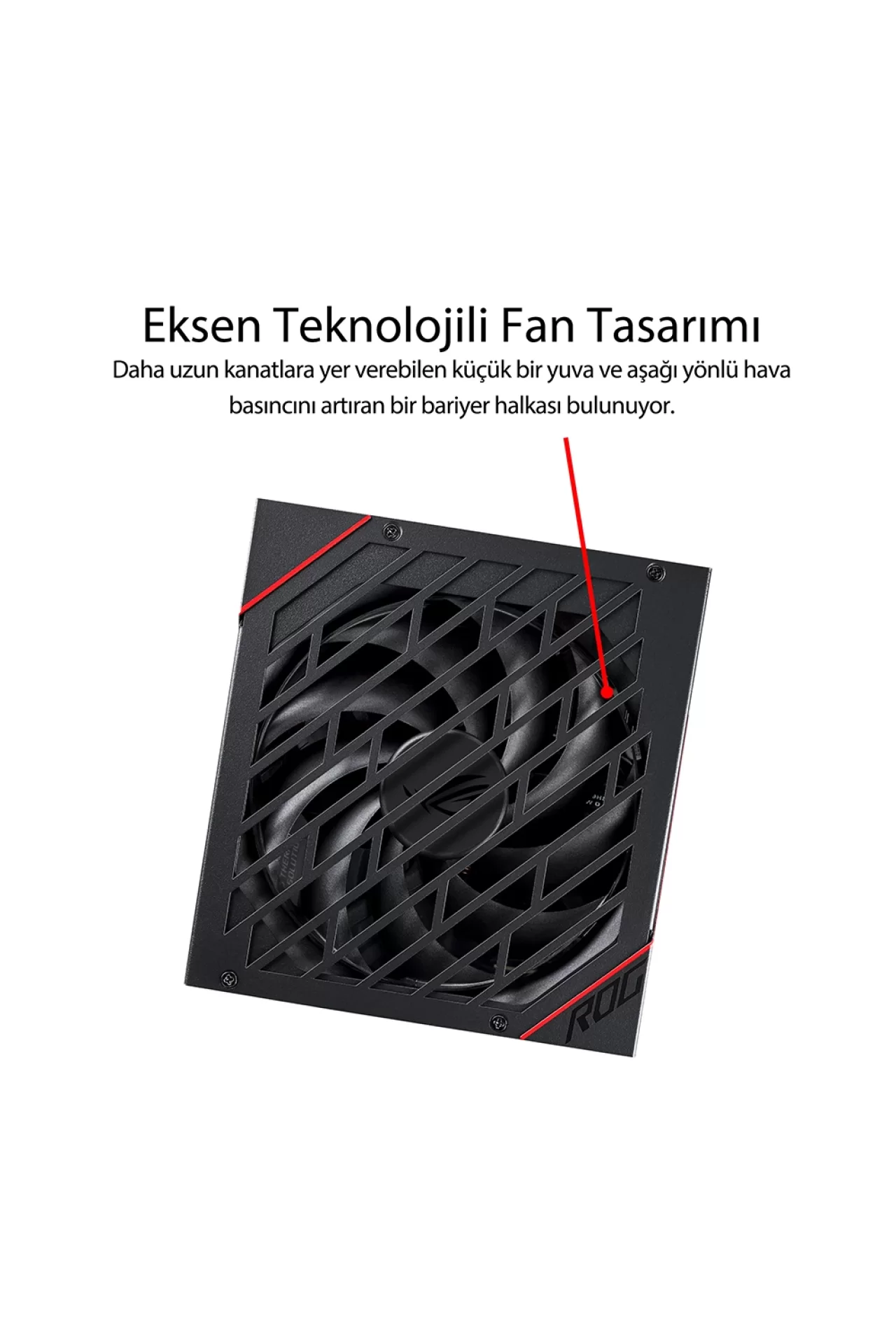 Asus ROG Strix 1000G Aura 1000W 80+ Gold Full Modüler 135mm Fanlı Beyaz Güç Kaynağı