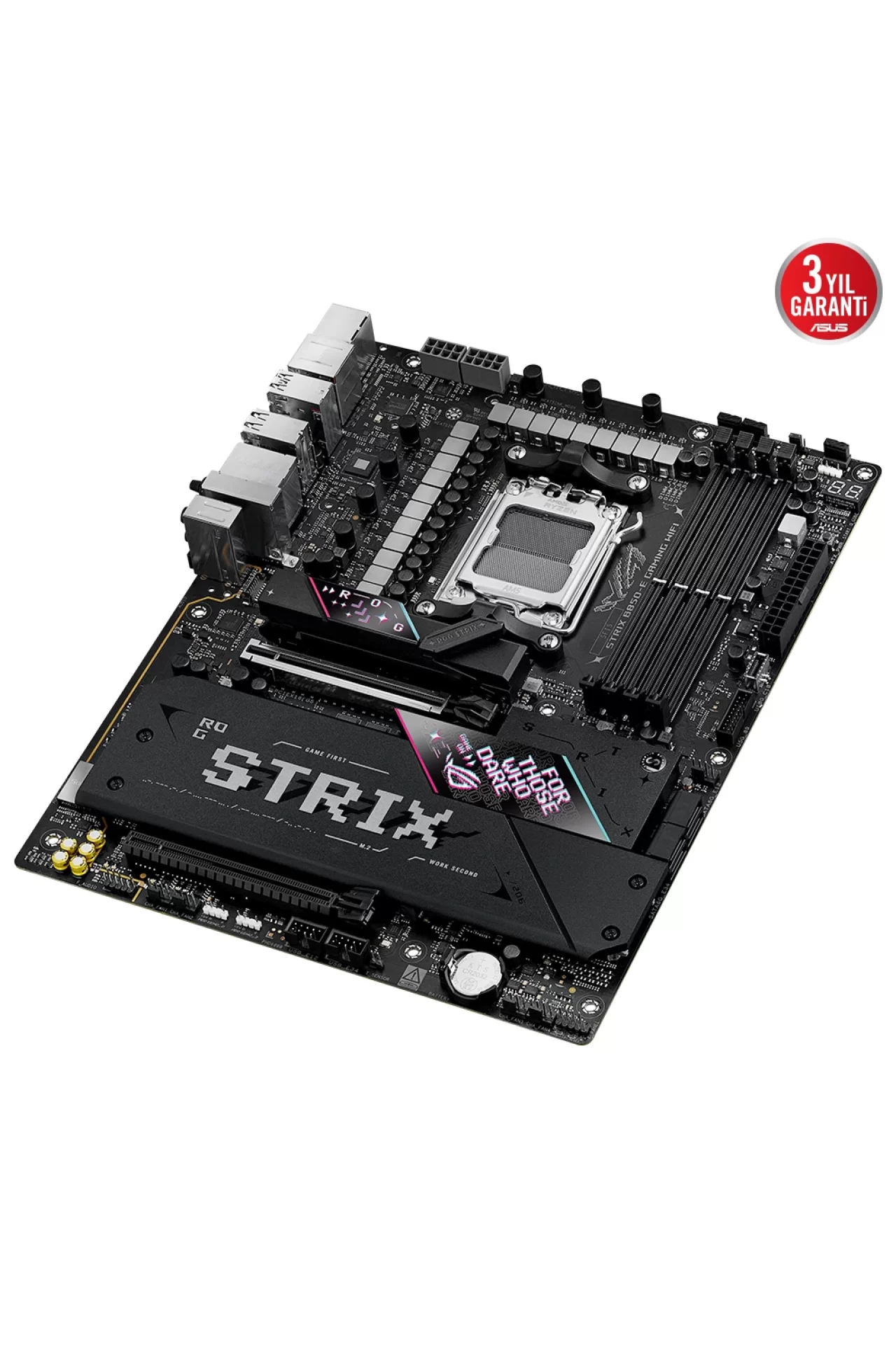 Asus ROG Strix B850-E Gaming WiFi 8000MHz (OC) DDR5 Soket AM5 M.2 HDMI DP ATX Anakart