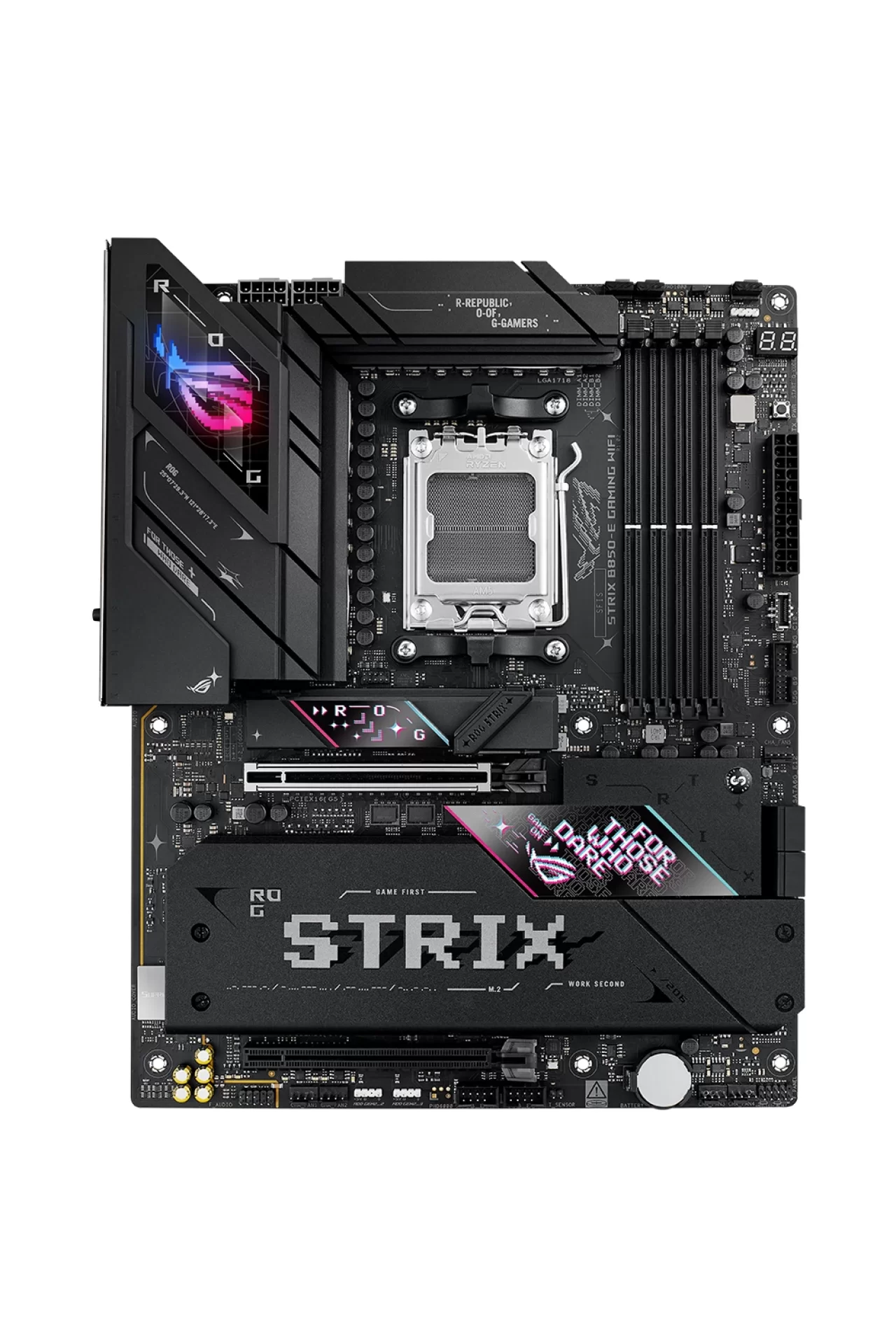 Asus ROG Strix B850-E Gaming WiFi 8000MHz (OC) DDR5 Soket AM5 M.2 HDMI DP ATX Anakart