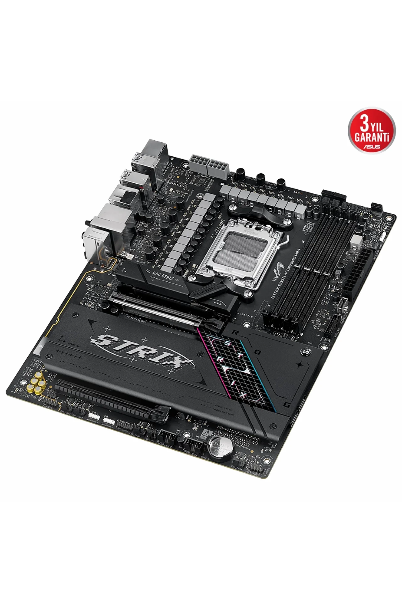 Asus ROG Strix B850-F Gaming WiFi 8000MHz (OC) DDR5 Soket AM5 M.2 HDMI DP ATX Anakart