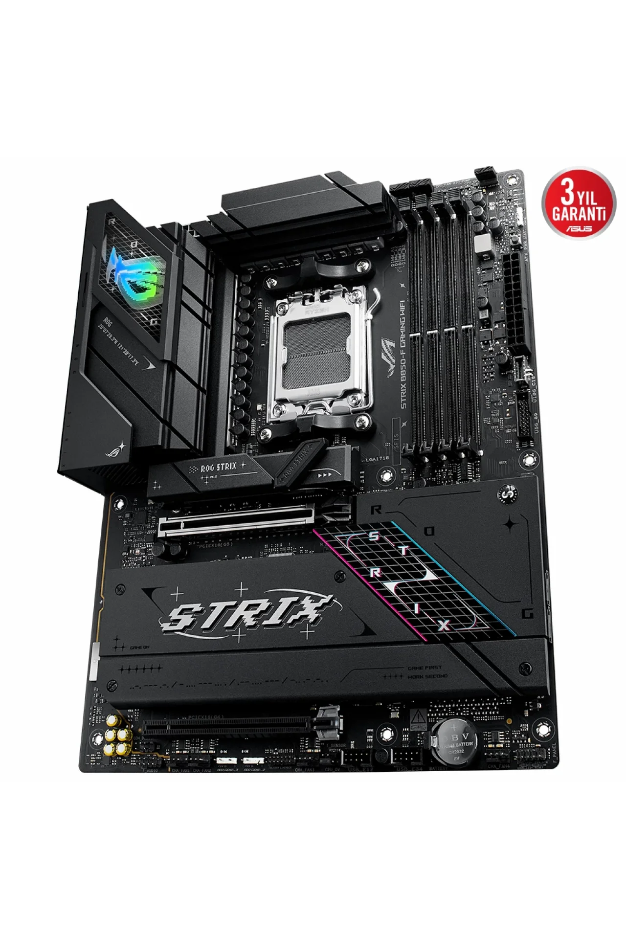 Asus ROG Strix B850-F Gaming WiFi 8000MHz (OC) DDR5 Soket AM5 M.2 HDMI DP ATX Anakart