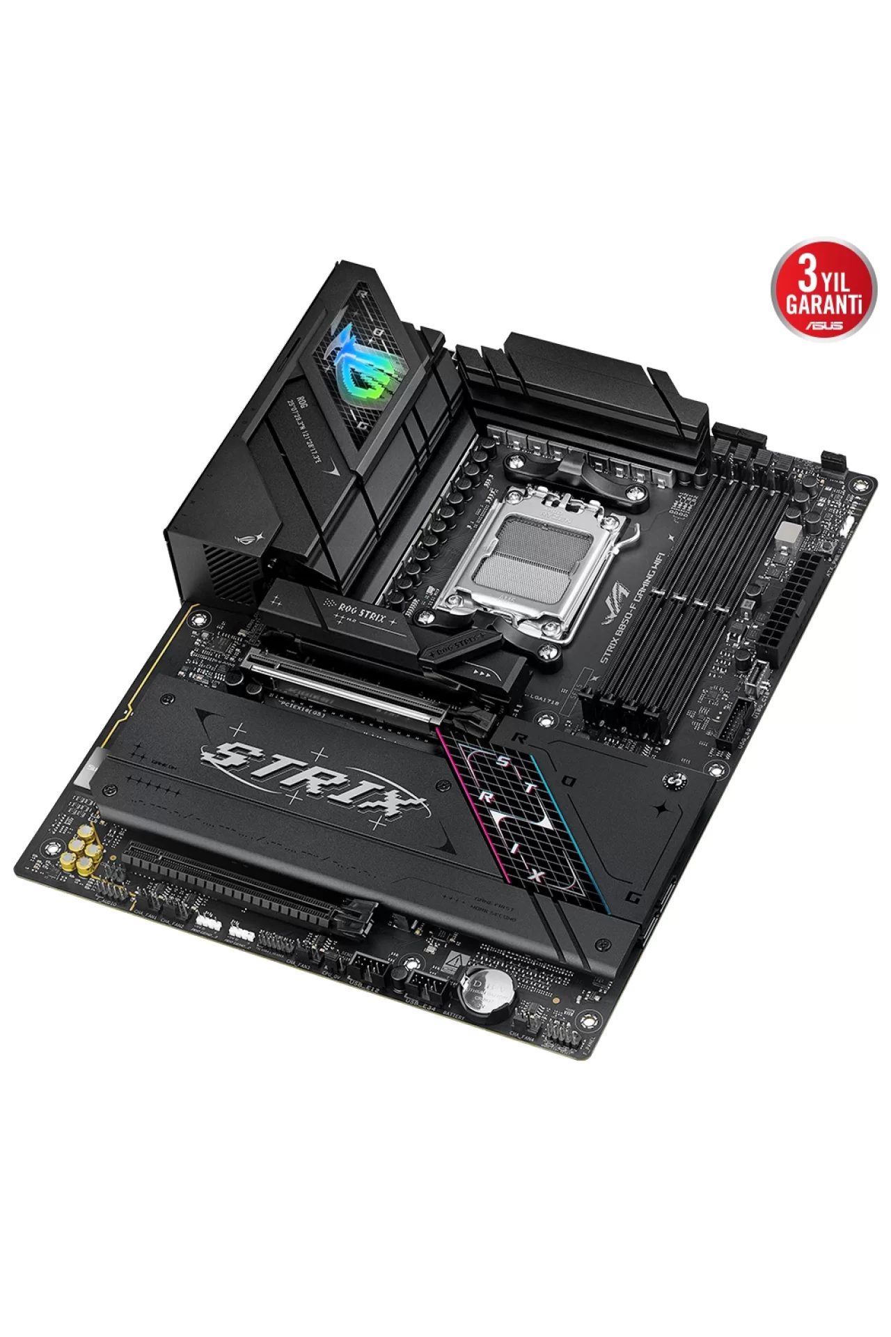 Asus ROG Strix B850-F Gaming WiFi 8000MHz (OC) DDR5 Soket AM5 M.2 HDMI DP ATX Anakart