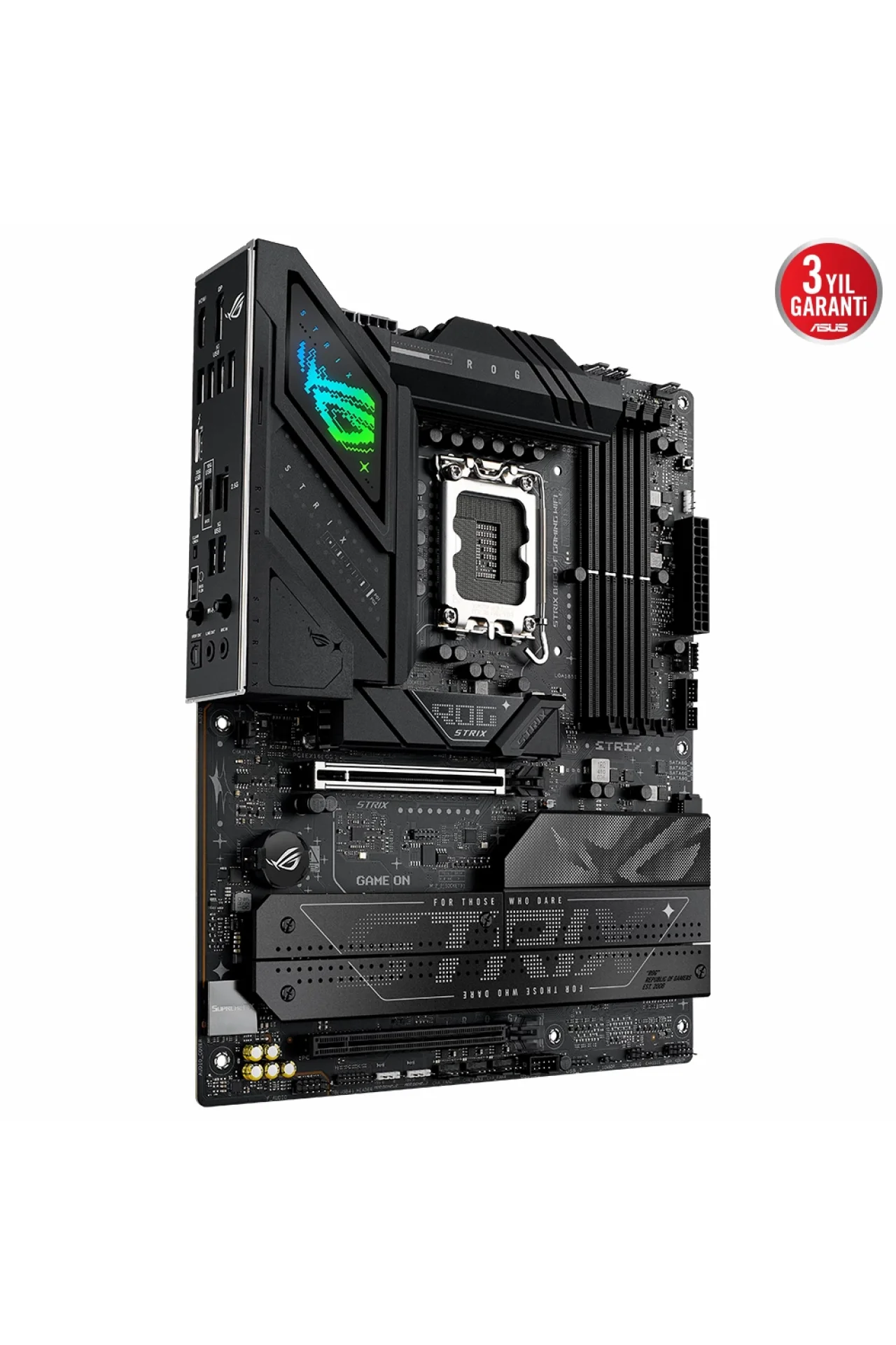 Asus ROG Strix B860-F Gaming WiFi 9066MHz (OC) DDR5 Soket LGA1851 M.2 HDMI DP Thunderbolt ATX Anakart