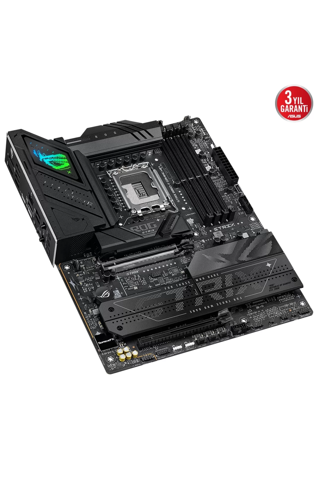 Asus ROG Strix B860-F Gaming WiFi 9066MHz (OC) DDR5 Soket LGA1851 M.2 HDMI DP Thunderbolt ATX Anakart