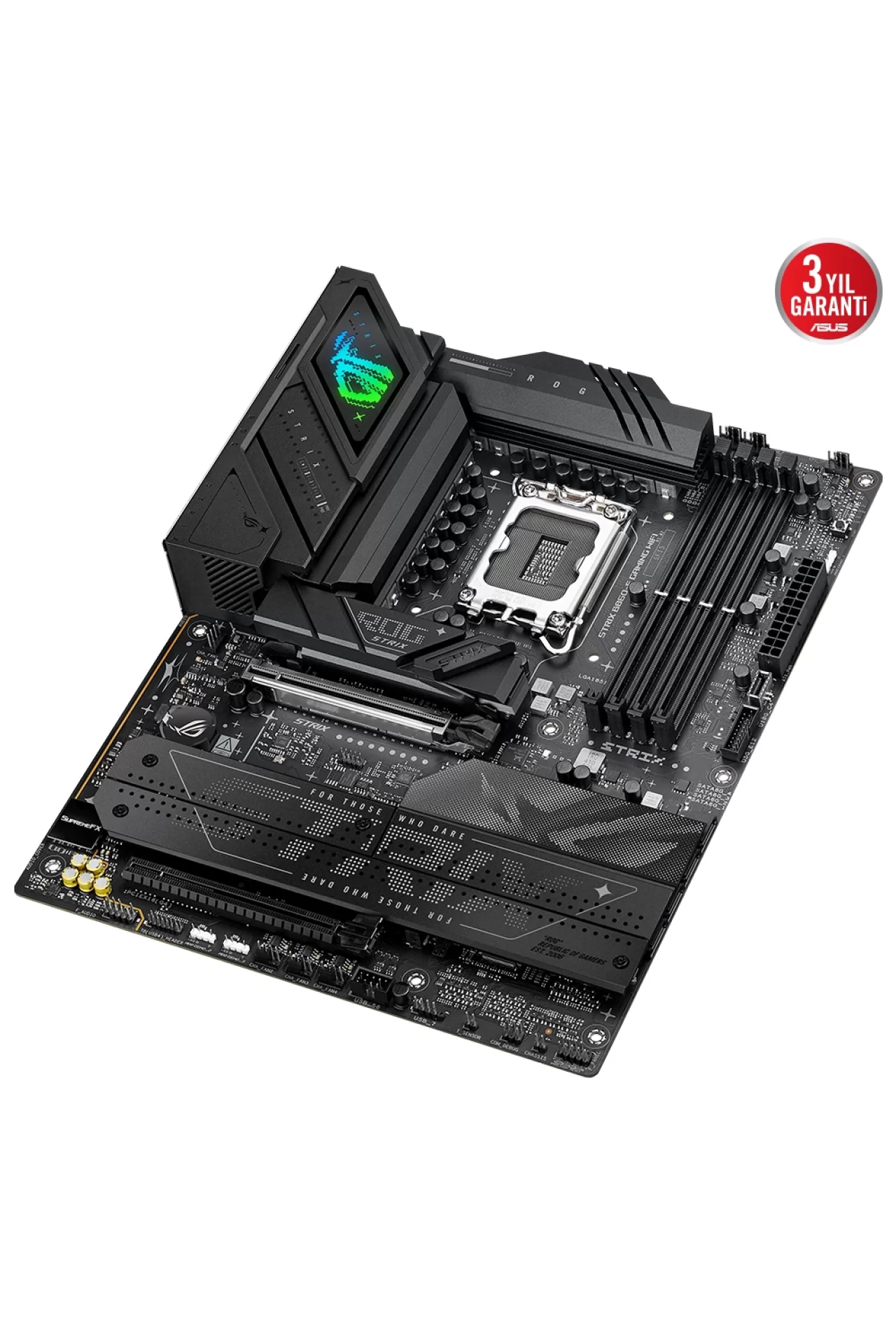Asus ROG Strix B860-F Gaming WiFi 9066MHz (OC) DDR5 Soket LGA1851 M.2 HDMI DP Thunderbolt ATX Anakart