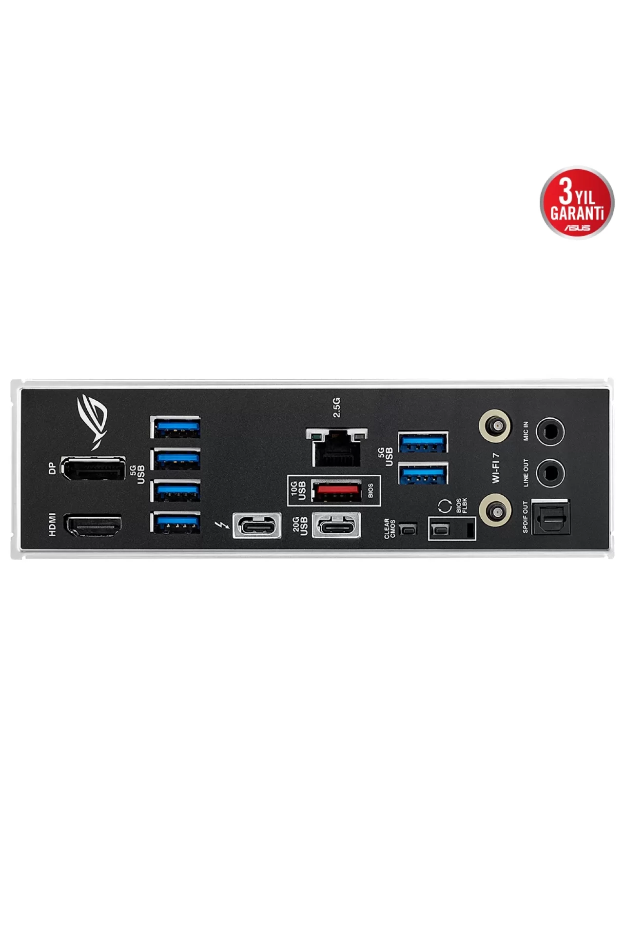 Asus ROG Strix B860-F Gaming WiFi 9066MHz (OC) DDR5 Soket LGA1851 M.2 HDMI DP Thunderbolt ATX Anakart