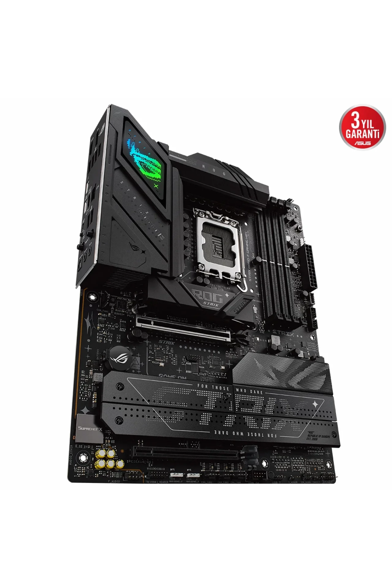 Asus ROG Strix B860-F Gaming WiFi 9066MHz (OC) DDR5 Soket LGA1851 M.2 HDMI DP Thunderbolt ATX Anakart