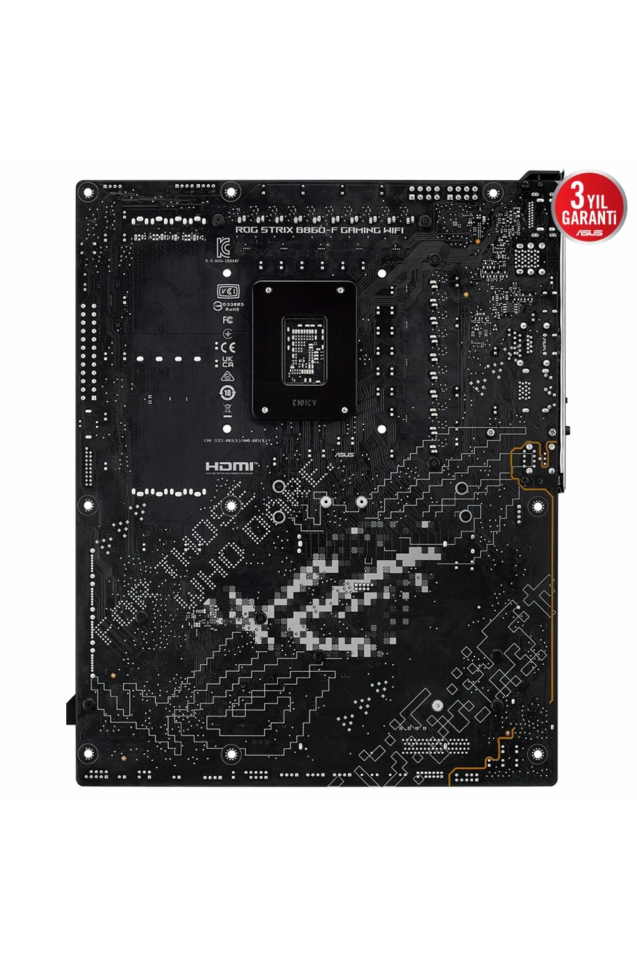 Asus ROG Strix B860-F Gaming WiFi 9066MHz (OC) DDR5 Soket LGA1851 M.2 HDMI DP Thunderbolt ATX Anakart
