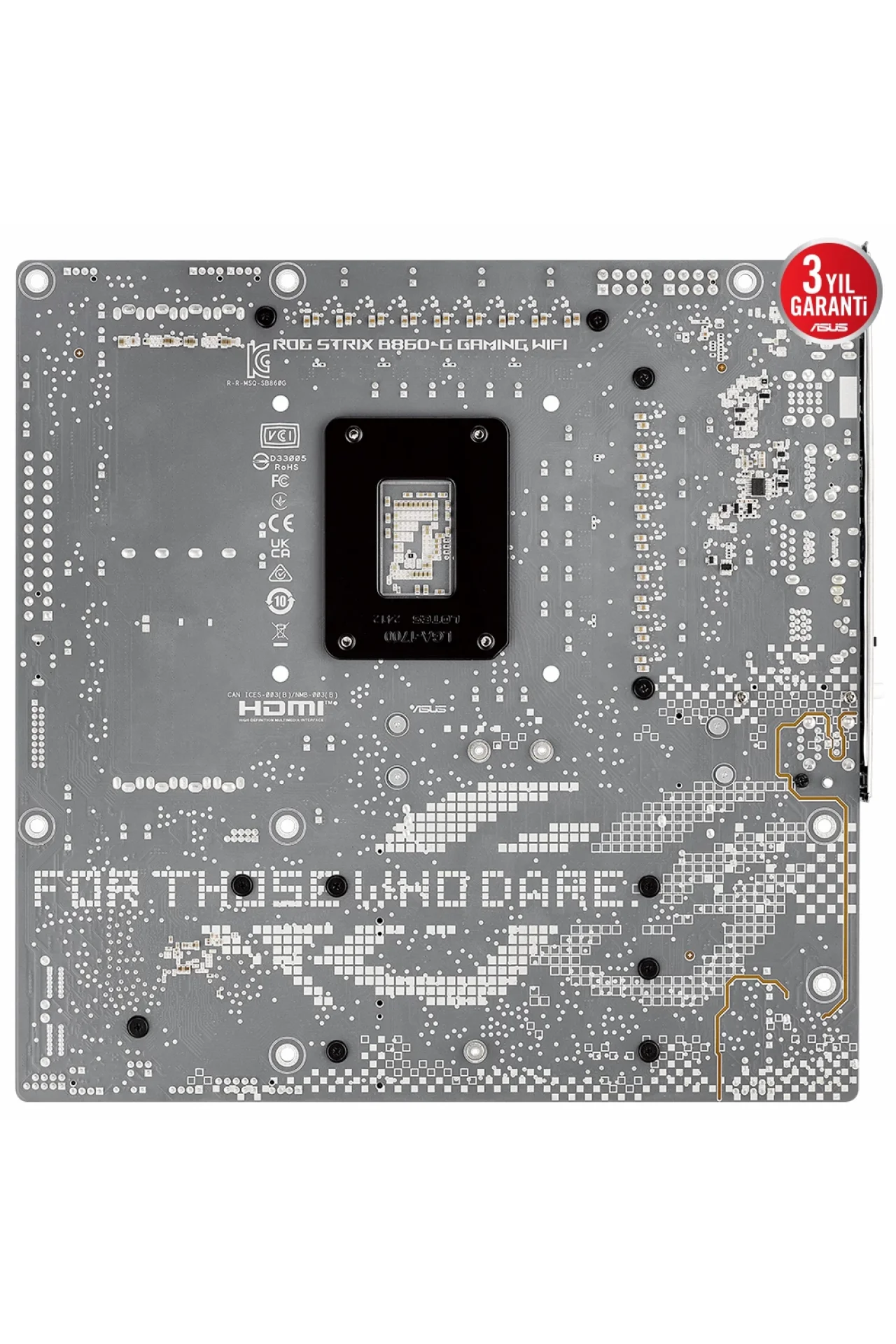 Asus ROG Strix B860-G Gaming WiFi 9066MHz (OC) DDR5 Soket LGA1851 M.2 HDMI DP Thunderbolt mATX Anakart