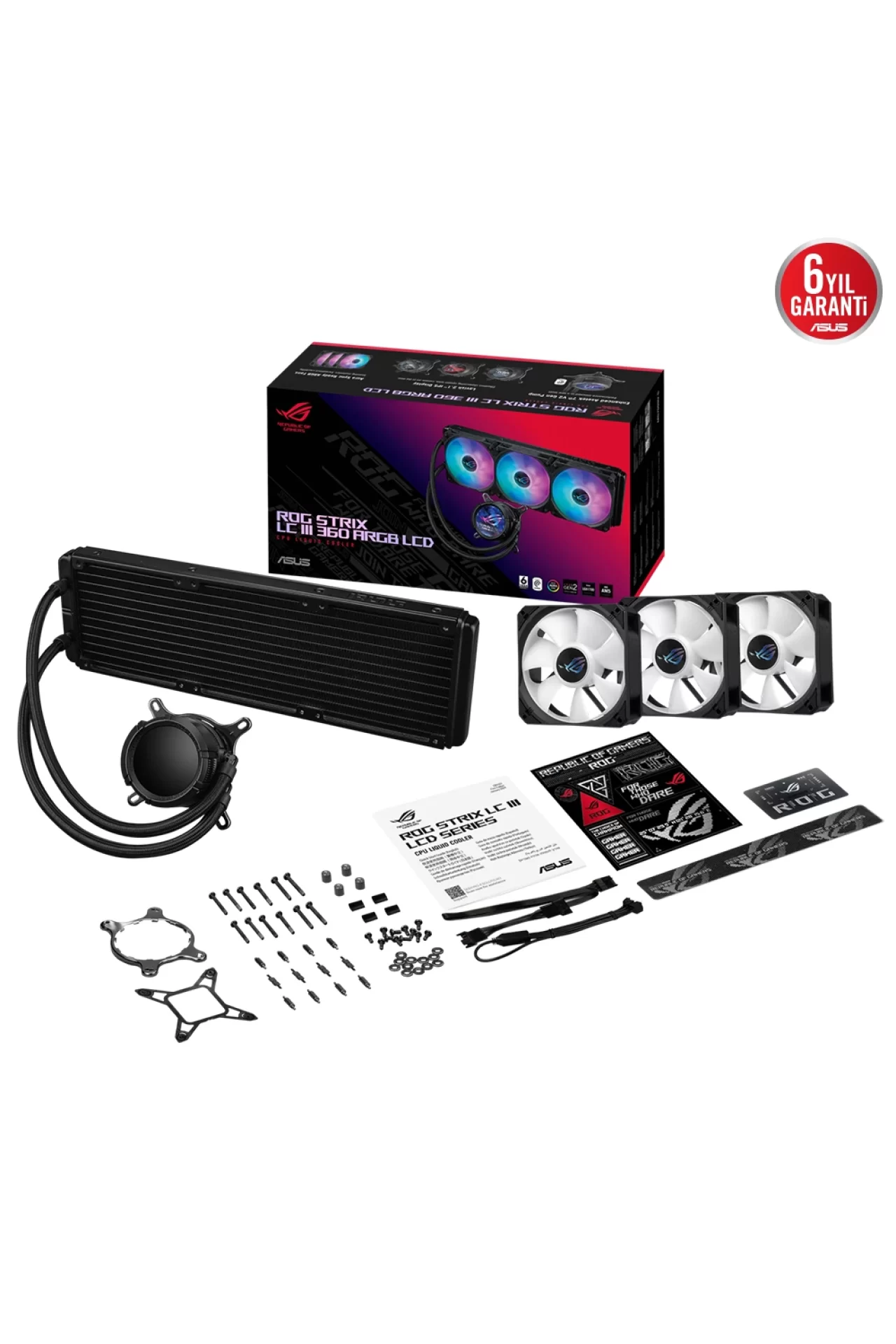 Asus ROG Strix LC III 360 ARGB İşlemci Soğutucu