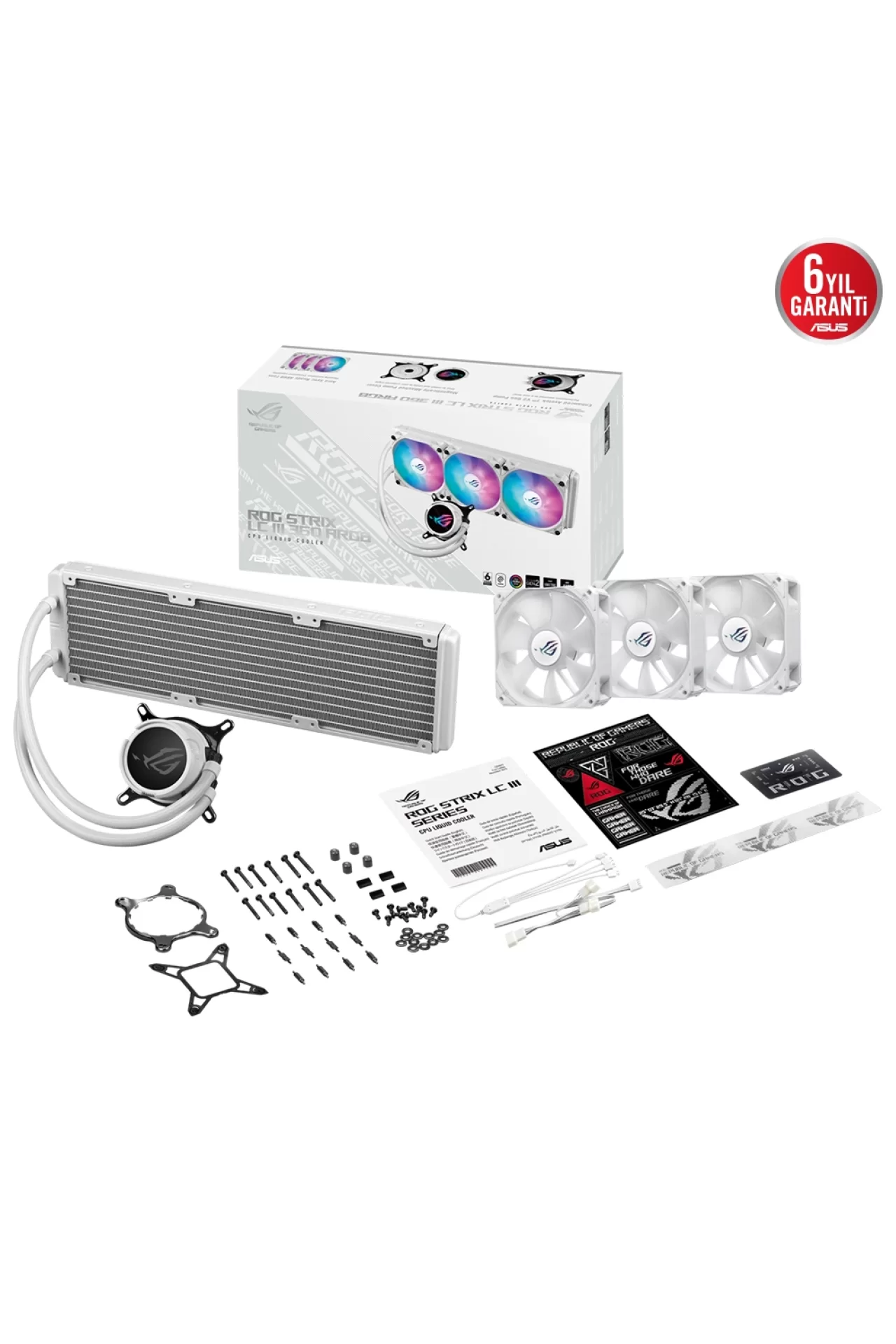 Asus ROG Strix LC III 360 ARGB Sıvı Soğutucu