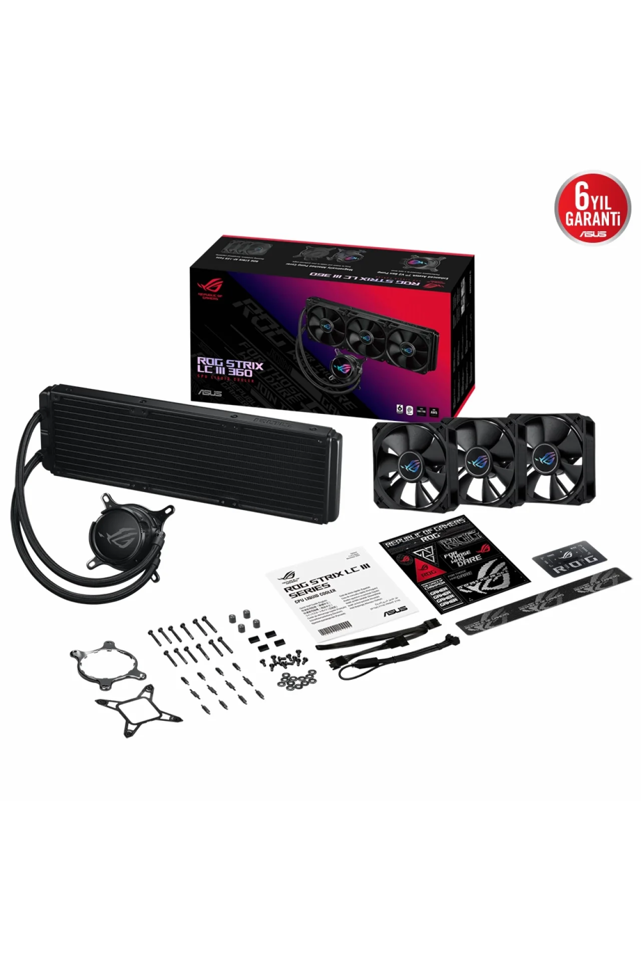 Asus ROG Strix LC III 360 ARGB İşlemci Soğutucu