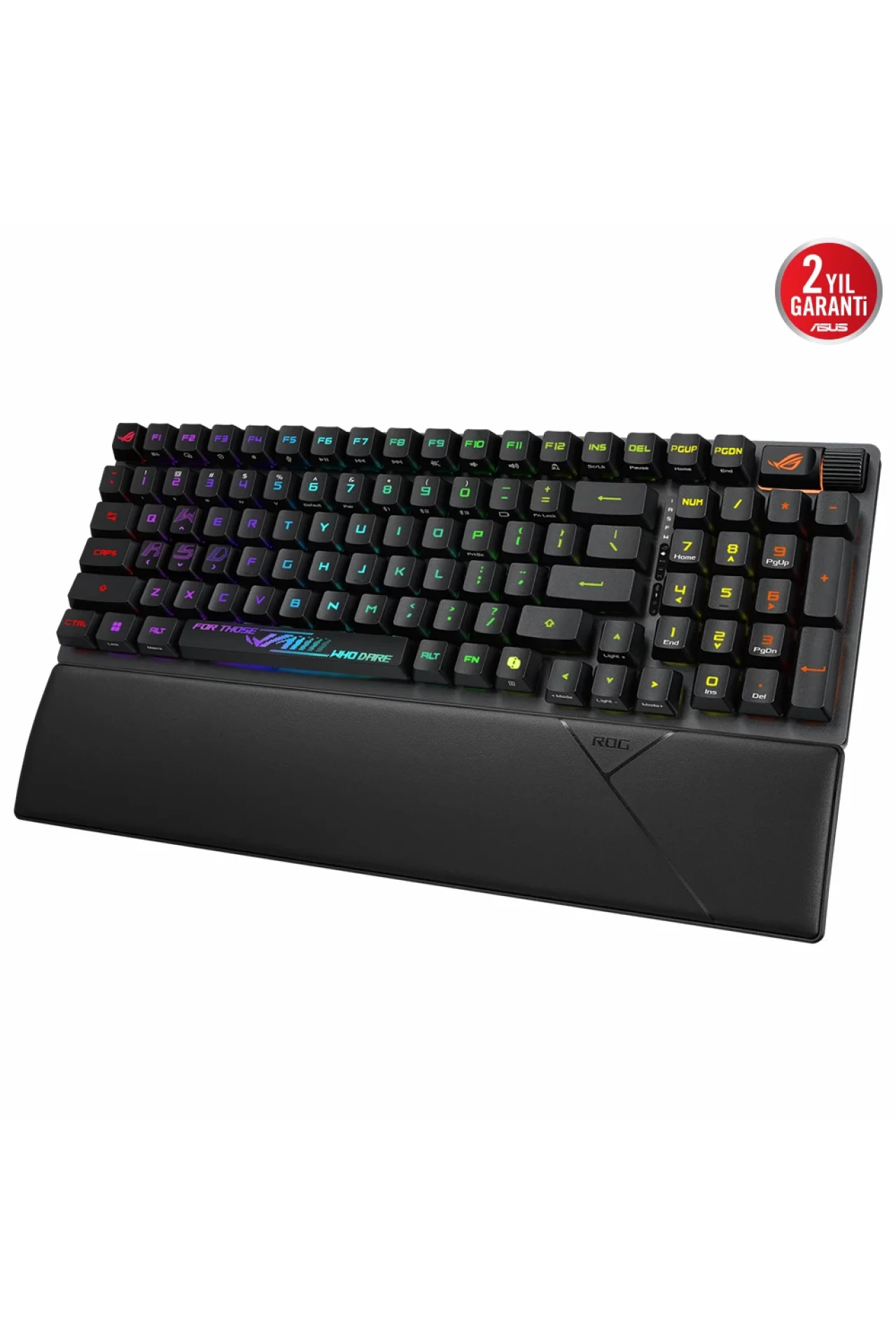 Asus ROG Strix Scope II 96 NX Snow Switch RGB Kablosuz Hotswap İngilizce Siyah Mekanik Gaming Klavye