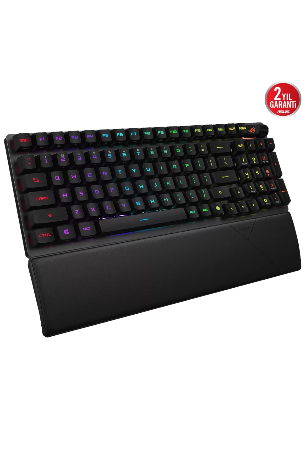 Asus ROG Strix Scope II 96 NX Snow Switch RGB Kablosuz Hotswap İngilizce Siyah Mekanik Gaming Klavye