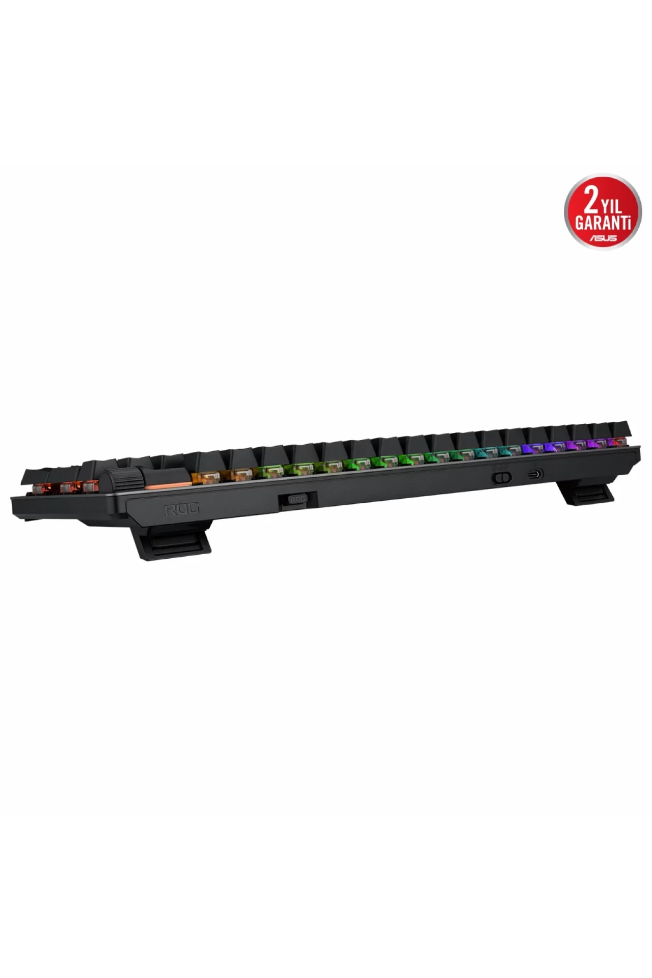 Asus ROG Strix Scope II 96 NX Snow Switch RGB Kablosuz Hotswap İngilizce Siyah Mekanik Gaming Klavye