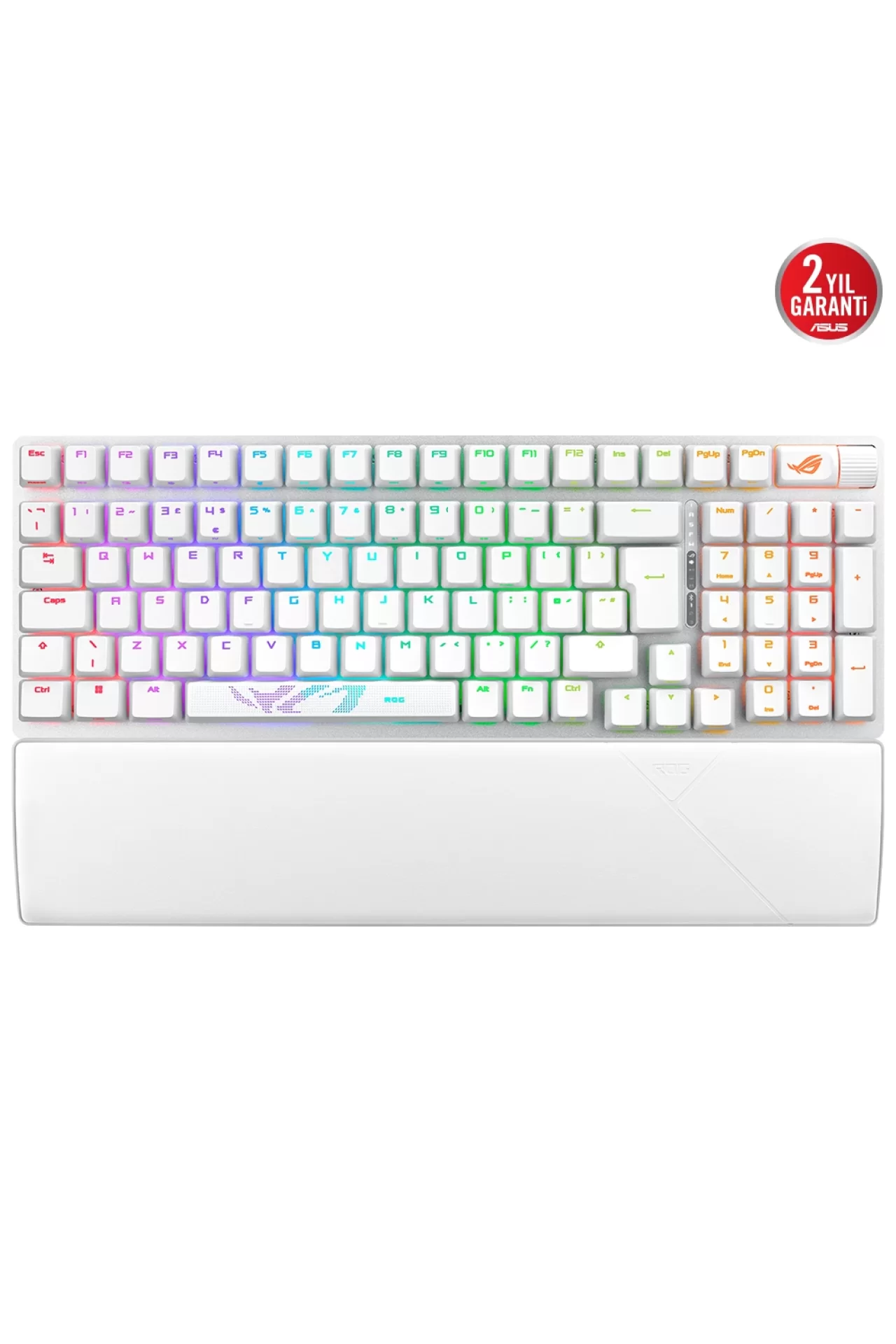 Asus ROG Strix Scope II ROG NX Snow Switch RGB Kablolu Türkçe Mekanik Gaming Klavye