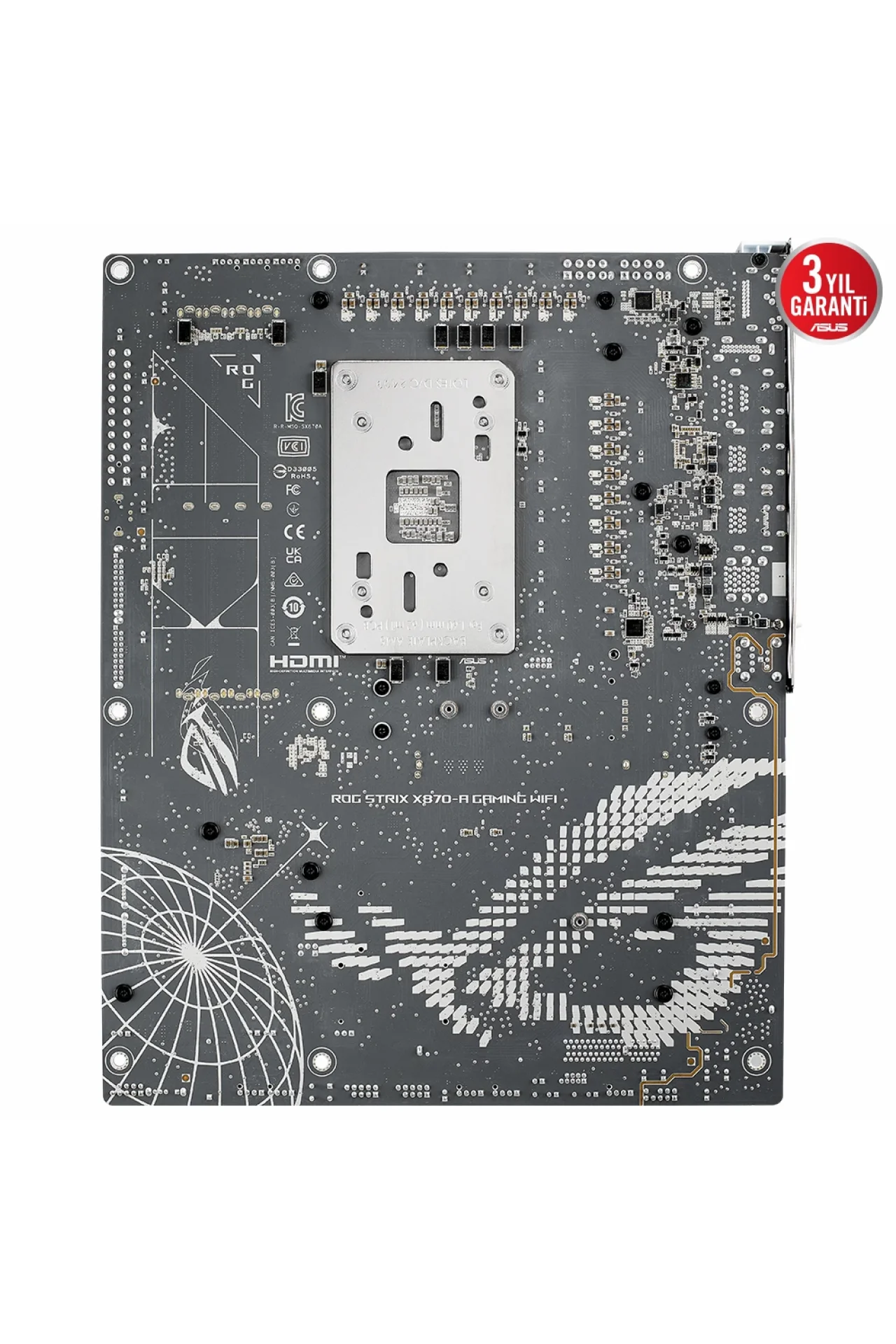 Asus ROG Strix X870-A Gaming WiFi 8000MHz(OC) DDR5 Soket AM5 M.2 HDMI DP ATX Anakart