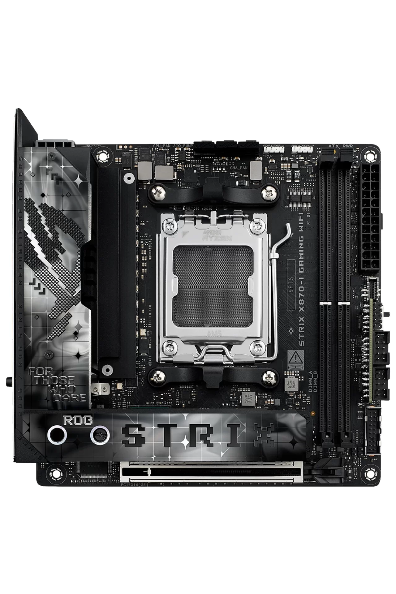 Asus ROG Strix X870-I Gaming WiFi 8600MHz(OC) DDR5 Soket AM5 M.2 HDMI Mini-ITX Anakart