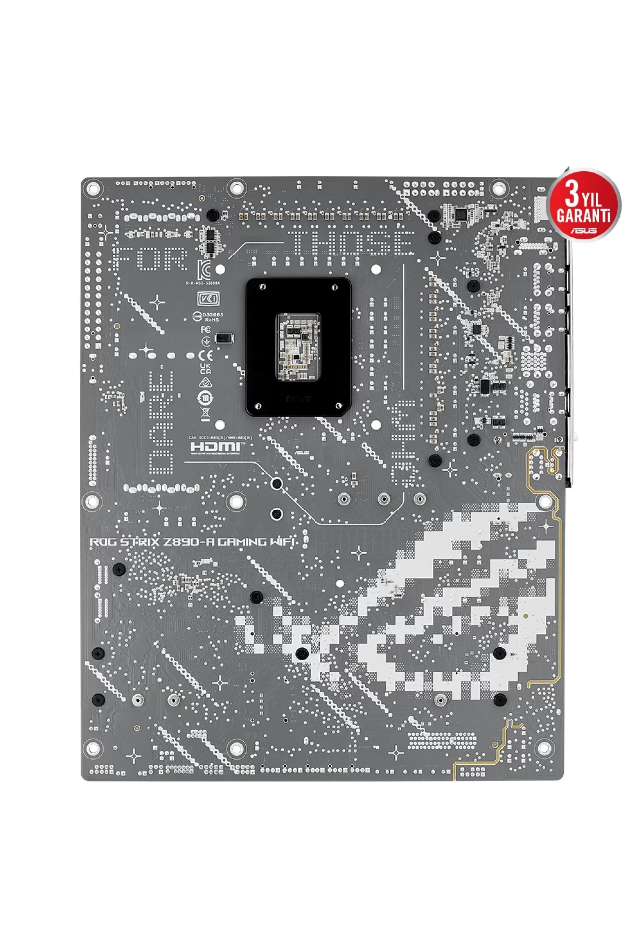 Asus ROG Strix Z890-A Gaming WiFi 8600MHz (OC) DDR5 Soket LGA1851 M.2 HDMI DP ATX Anakart
