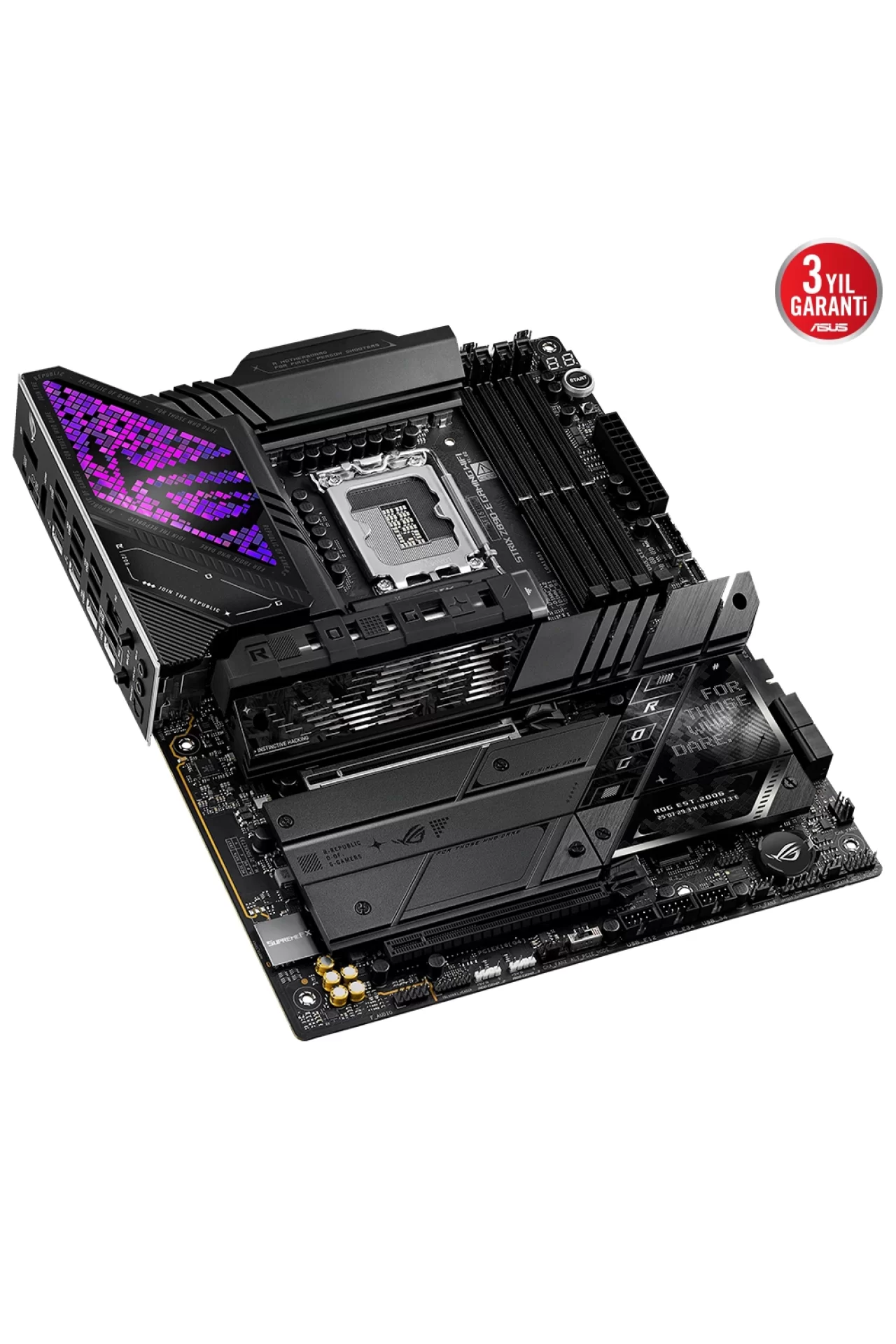 Asus ROG Strix Z890-E Gaming WiFi 8800MHz (OC) DDR5 Soket LGA1851 M.2 HMDI DP ATX Anakart