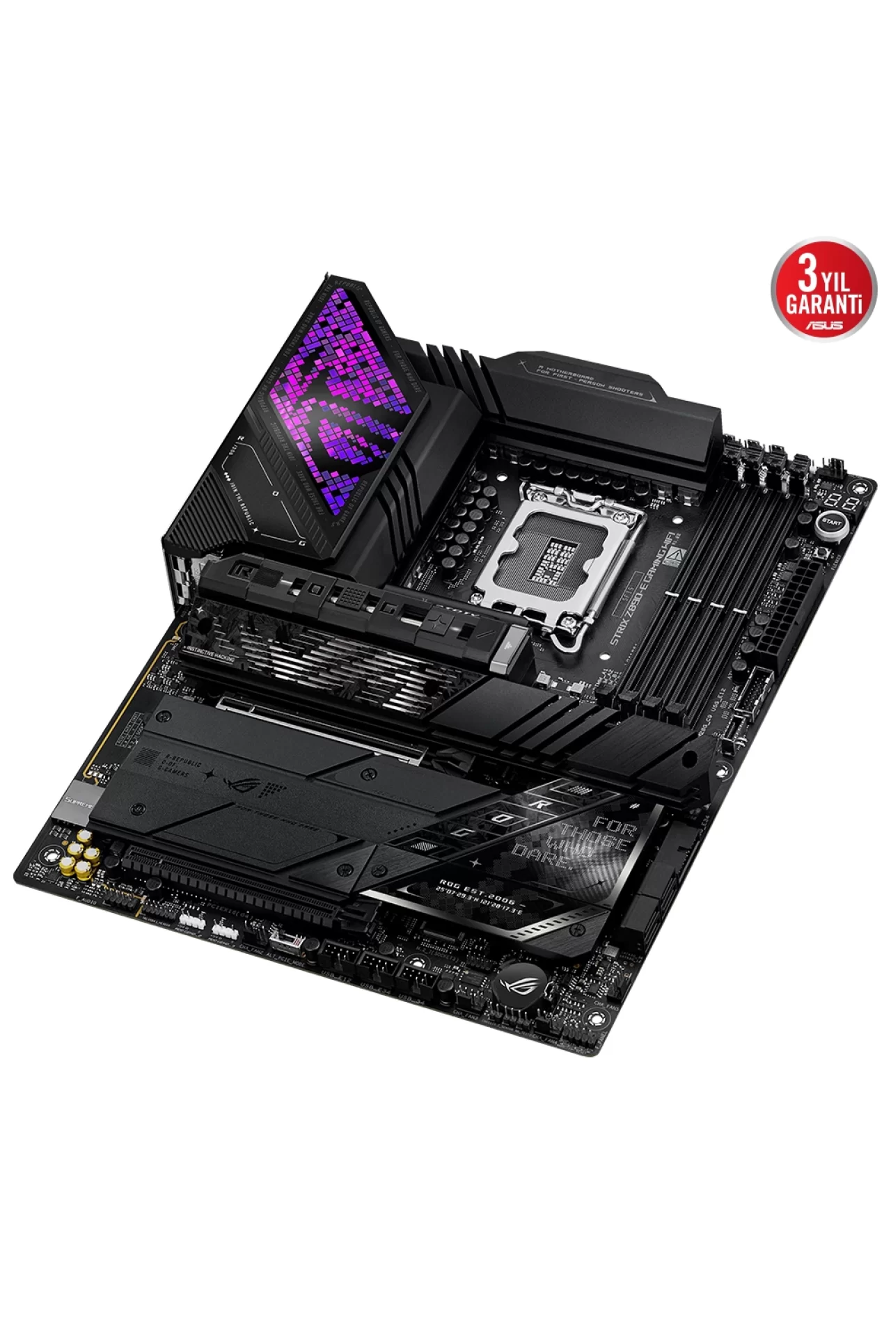 Asus ROG Strix Z890-E Gaming WiFi 8800MHz (OC) DDR5 Soket LGA1851 M.2 HMDI DP ATX Anakart