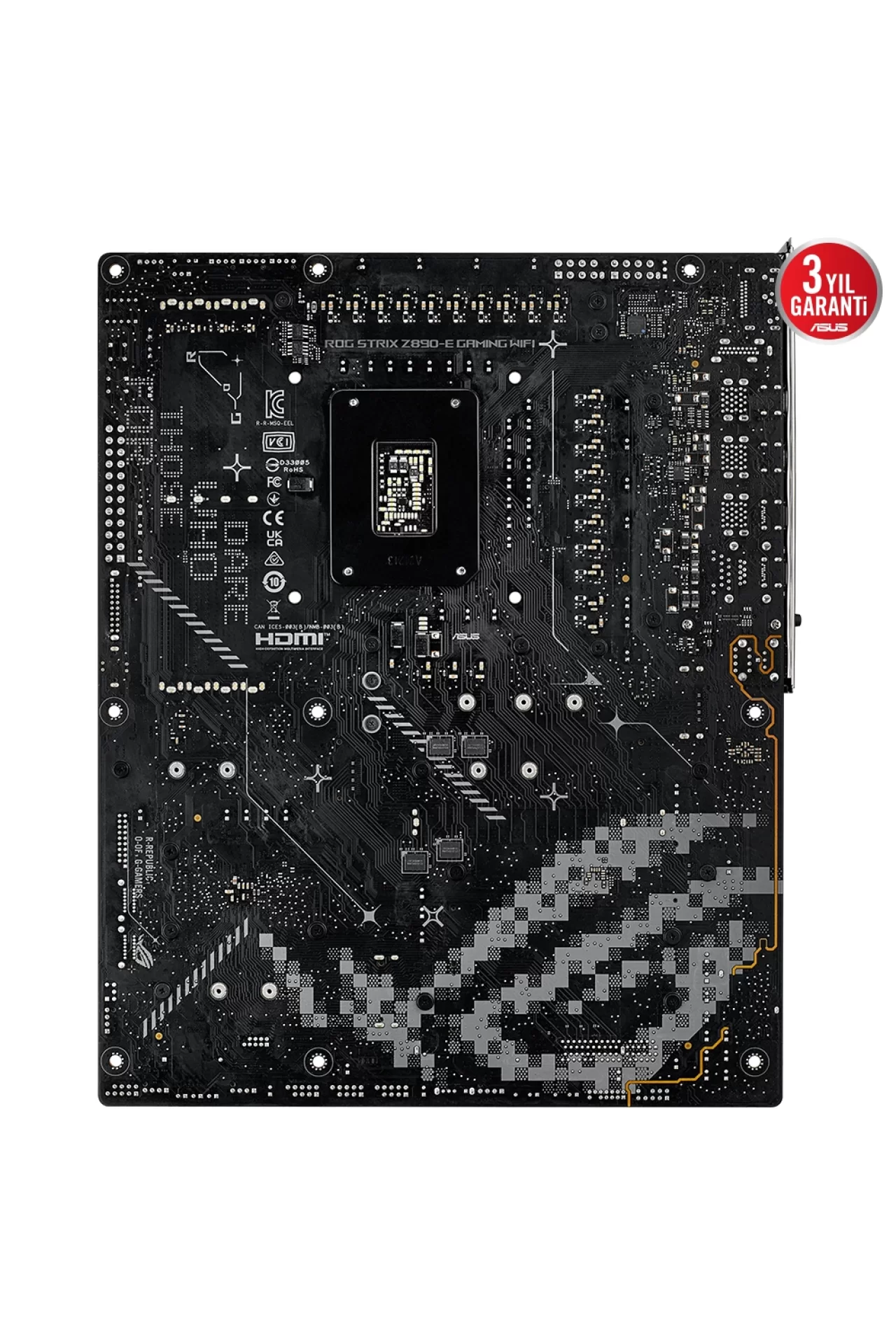 Asus ROG Strix Z890-E Gaming WiFi 8800MHz (OC) DDR5 Soket LGA1851 M.2 HMDI DP ATX Anakart