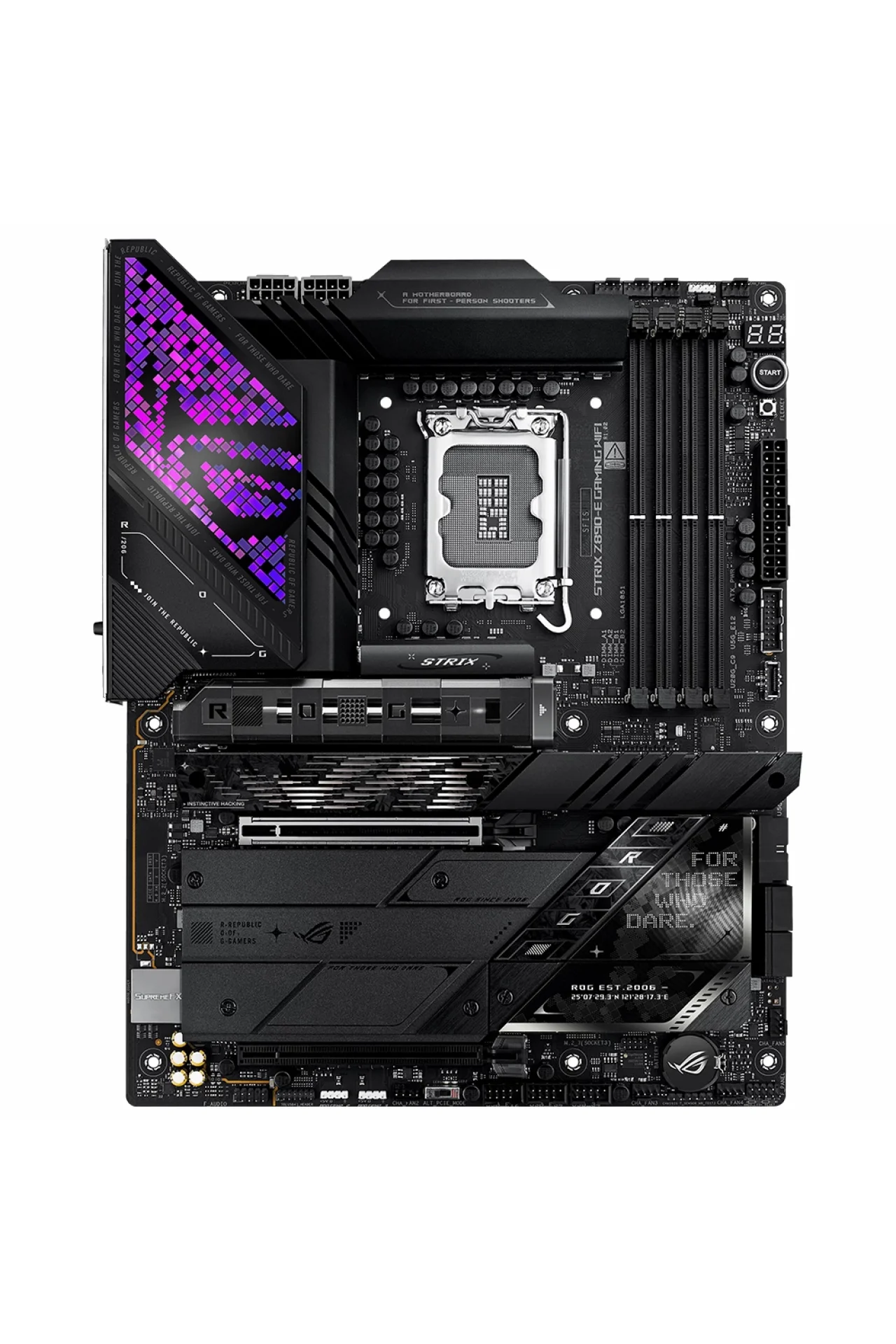 Asus ROG Strix Z890-E Gaming WiFi 8800MHz (OC) DDR5 Soket LGA1851 M.2 HMDI DP ATX Anakart