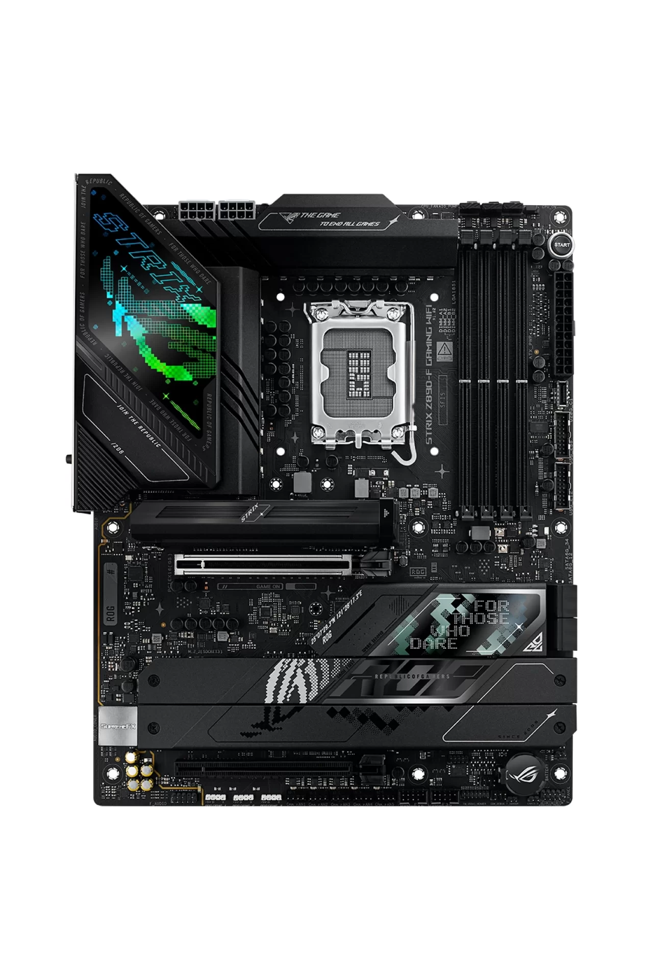 Asus ROG Strix Z890-F Gaming WiFi 8600MHz (OC) DDR5 Soket LGA1851 M.2 HDMI DP ATX Anakart