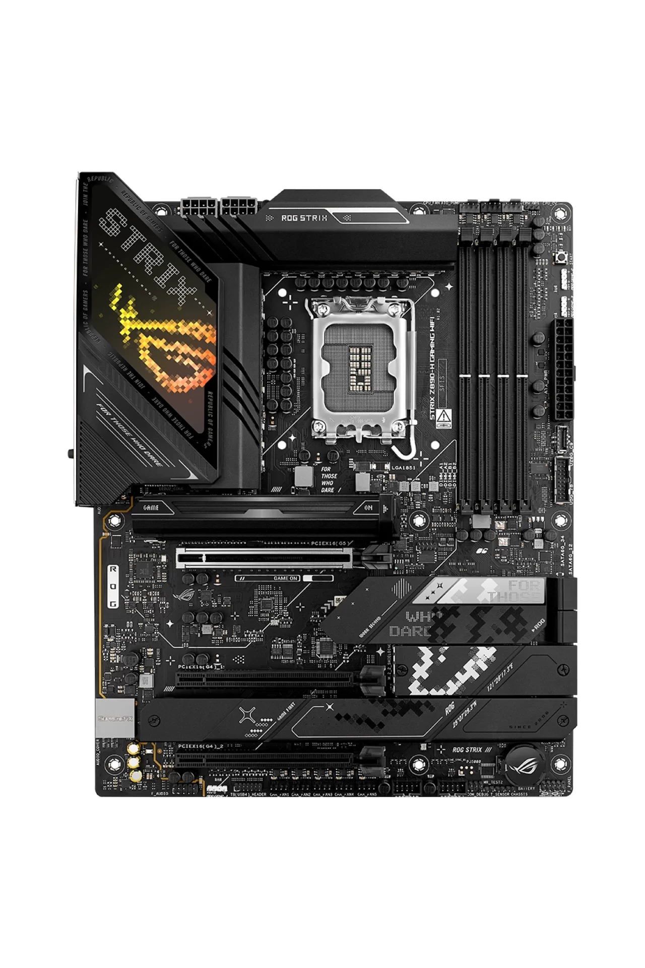 Asus ROG Strix Z890-H Gaming WIFI 9066MHz (OC) DDR5 Soket LGA1851 M.2 HDMI DP ATX Anakart