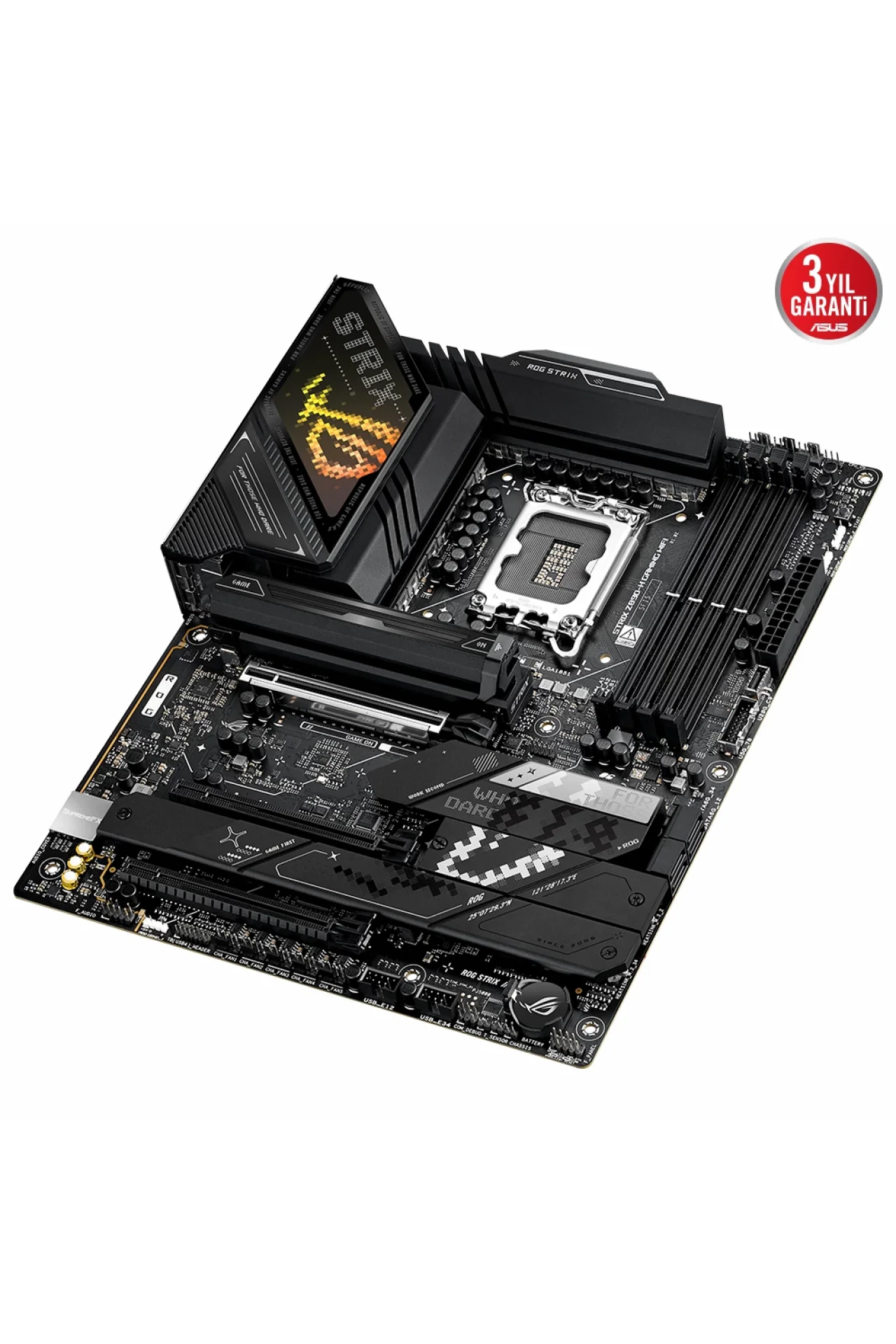 Asus ROG Strix Z890-H Gaming WIFI 9066MHz (OC) DDR5 Soket LGA1851 M.2 HDMI DP ATX Anakart