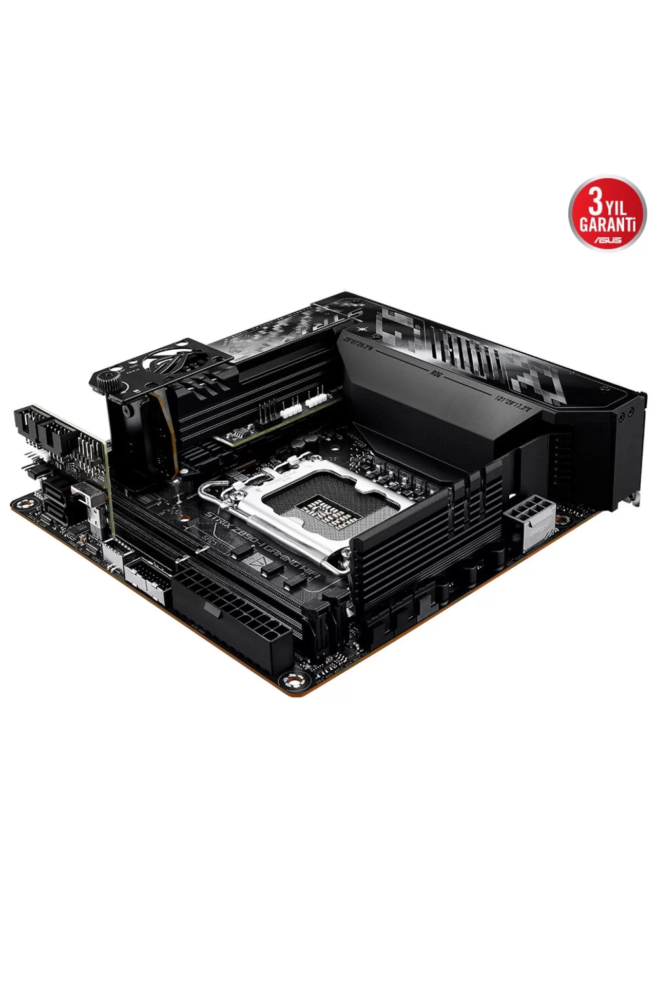 Asus ROG Strix Z890-I Gaming WiFi 8800MHz (OC) DDR5 Soket LGA1851 M.2 HDMI Mini-ITX Anakart