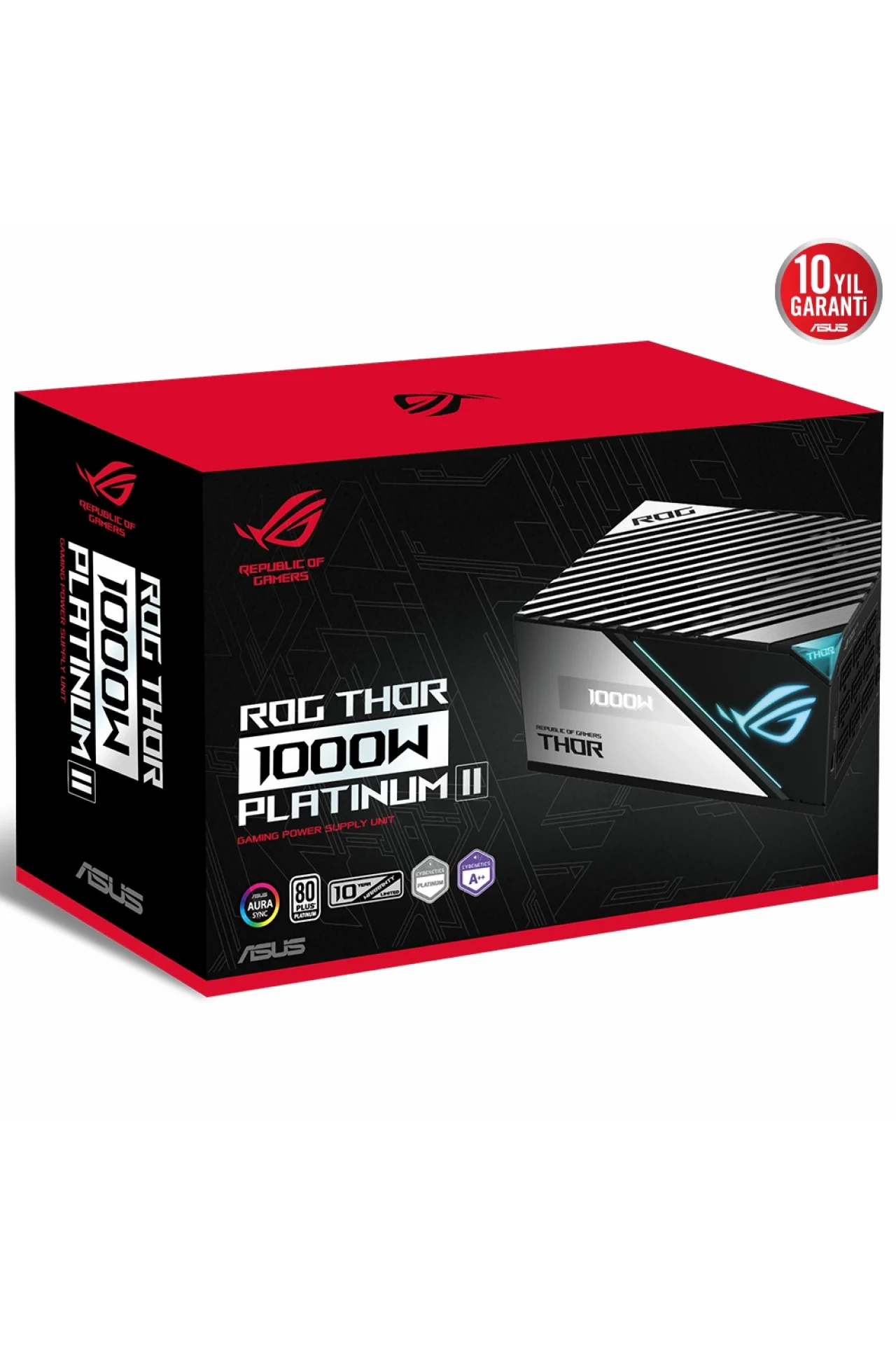 Asus ROG Thor 1000P2 V2 1000W 80+ Platinum Full Modüler 135mm Fanlı Beyaz Güç Kaynağı