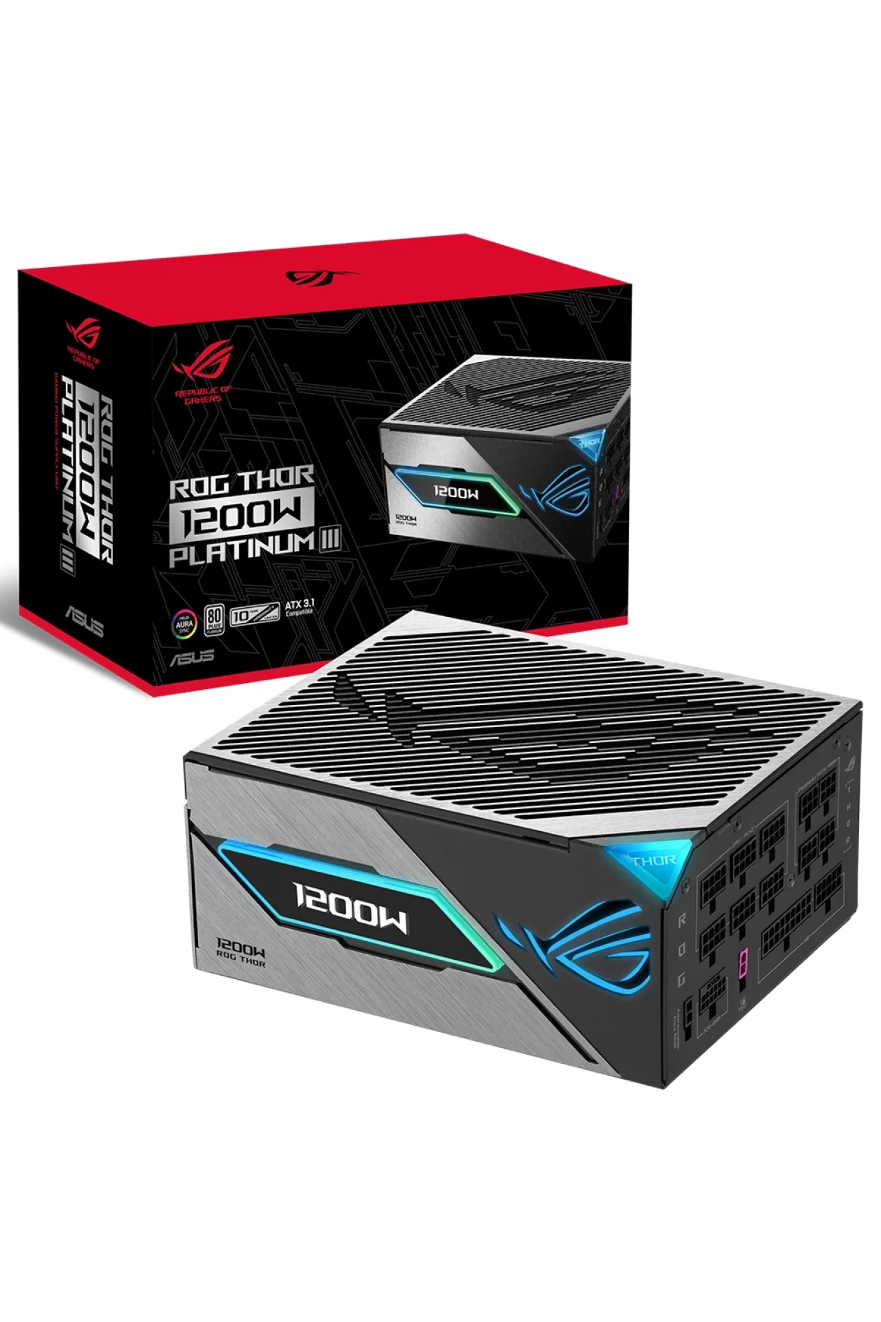 Asus ROG Thor 1200W 80+ Platinum Psu Full Modüler Oled Ekranlı Güç Kaynağı