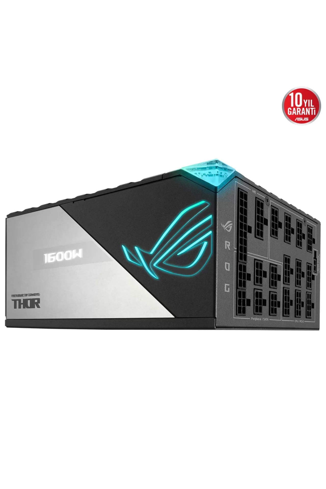 Asus ROG Strix Thor 1600T 80+ Titanium ARGB 1600W Full Modüler 135mm Fanlı PSU