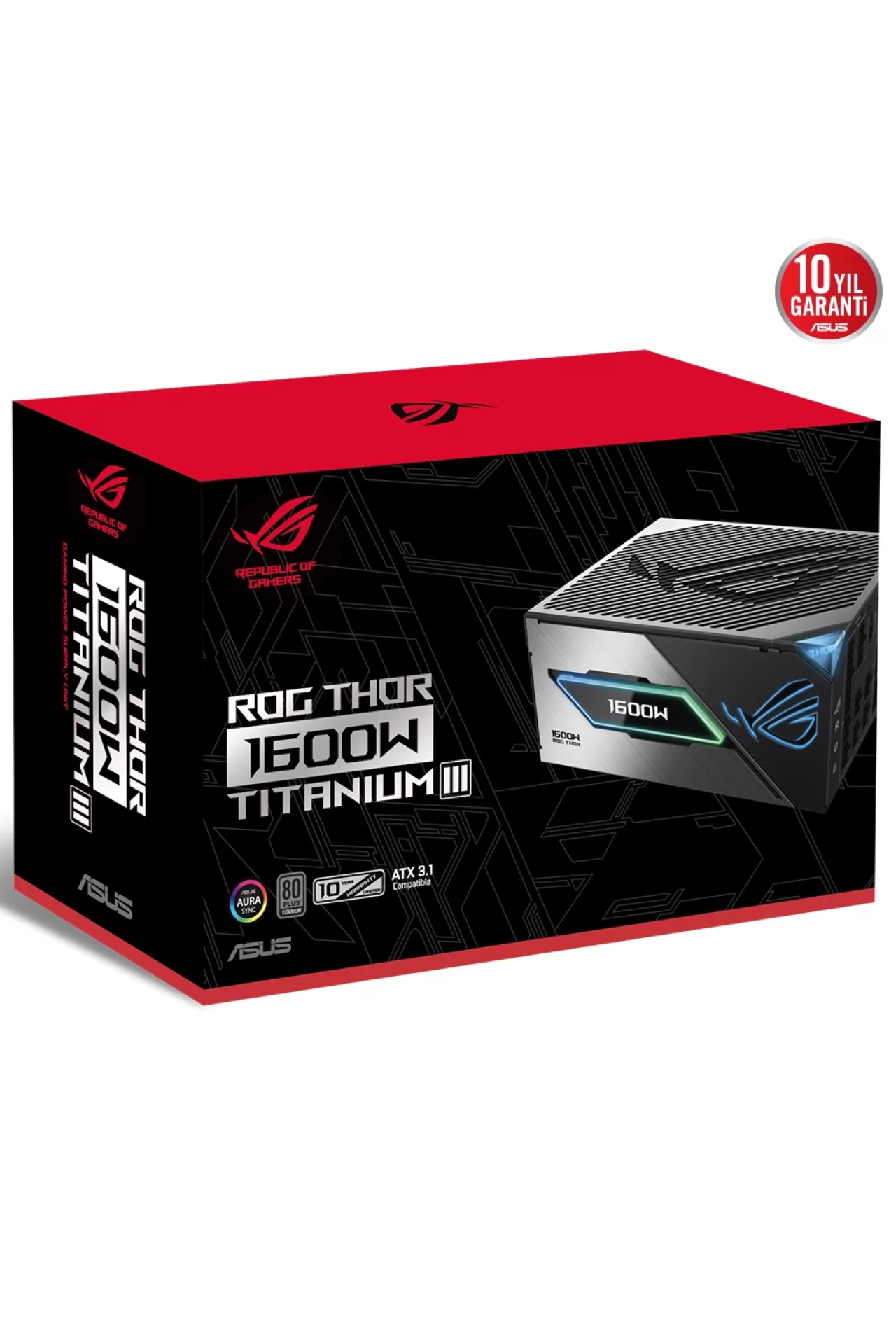 Asus ROG Thor 1600W Titanium III Güç Kaynağı