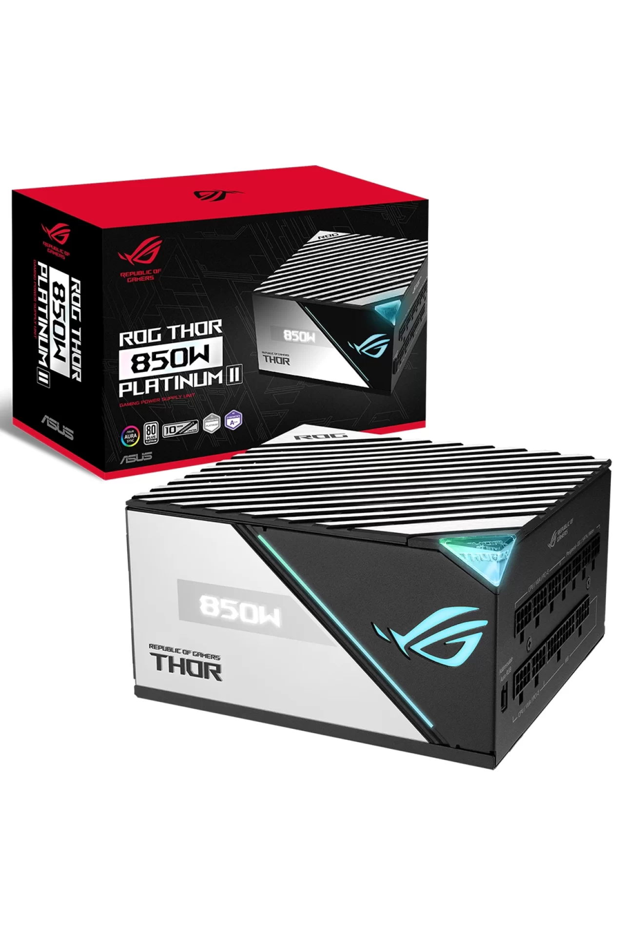 Asus ROG Thor 850P2 80+ Platinum ARGB Full Modüler 135mm Fanlı PSU