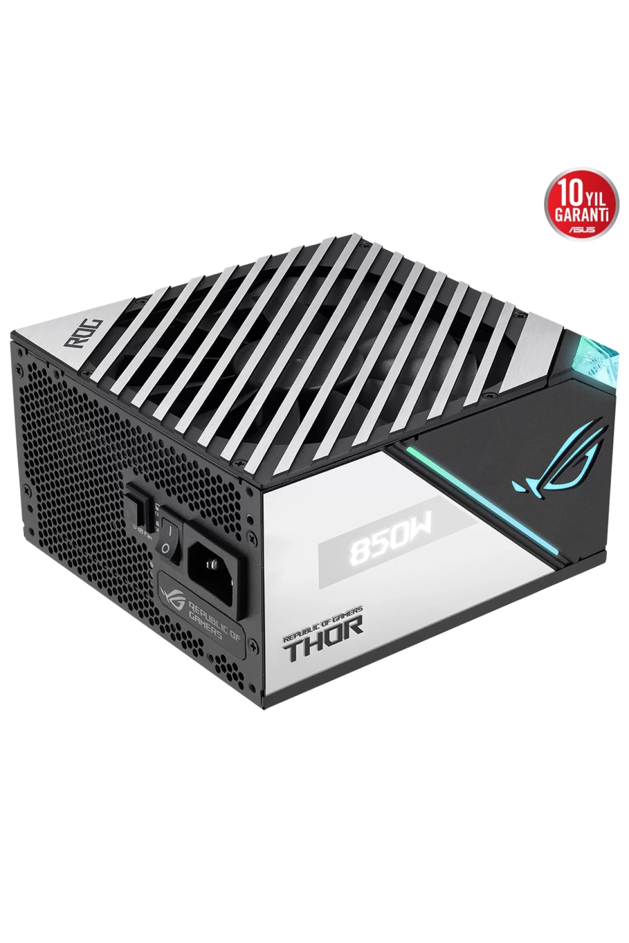 Asus ROG Thor 850P2 80+ Platinum ARGB Full Modüler 135mm Fanlı PSU
