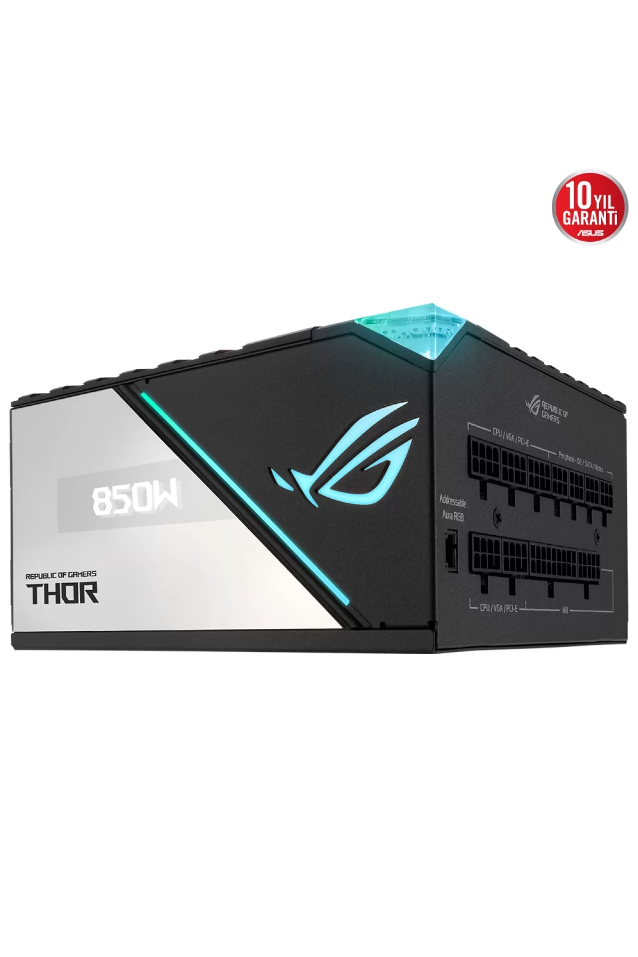 Asus ROG Thor 850P2 80+ Platinum ARGB Full Modüler 135mm Fanlı PSU