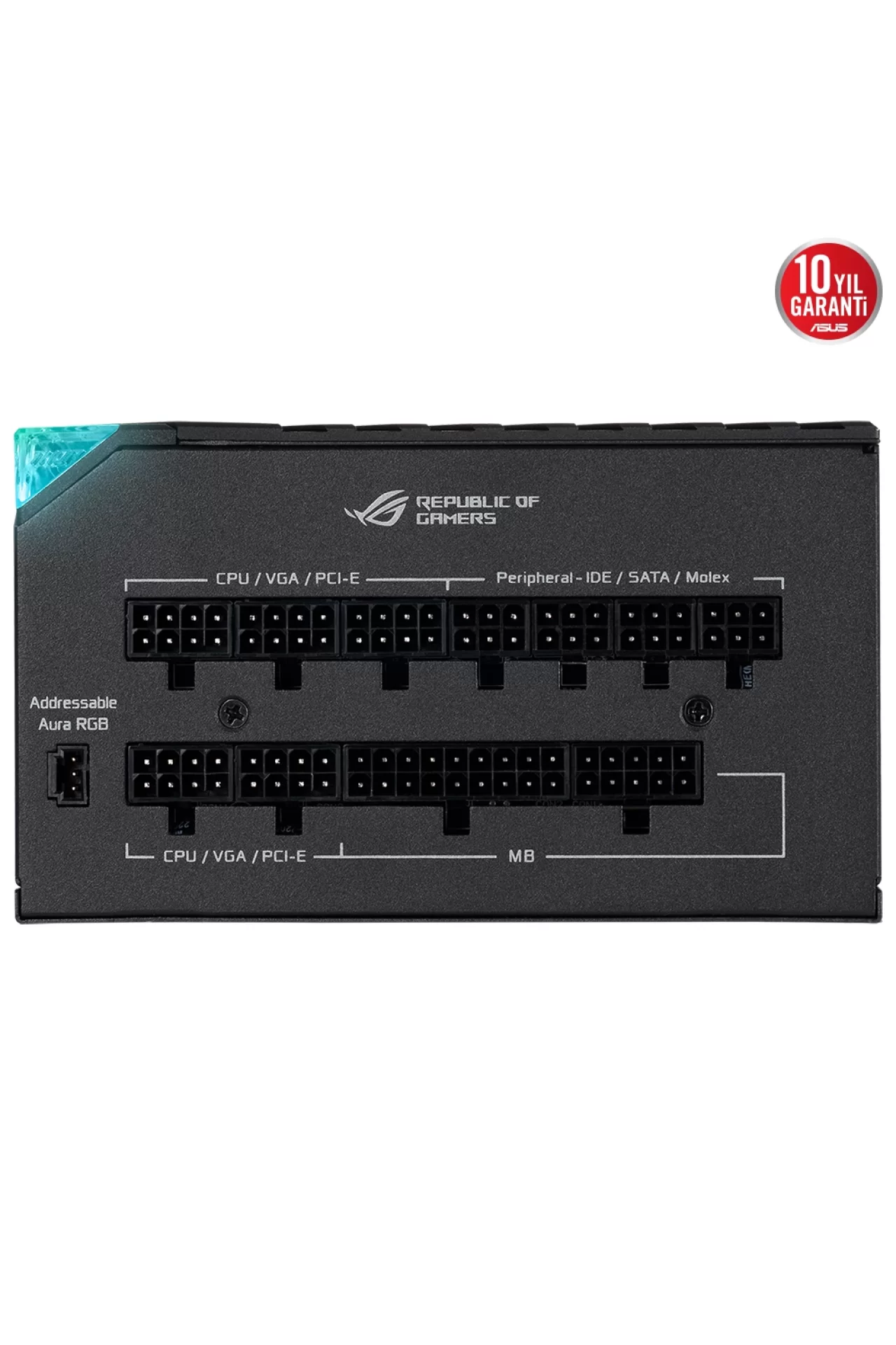 Asus ROG Thor 850P2 80+ Platinum ARGB Full Modüler 135mm Fanlı PSU