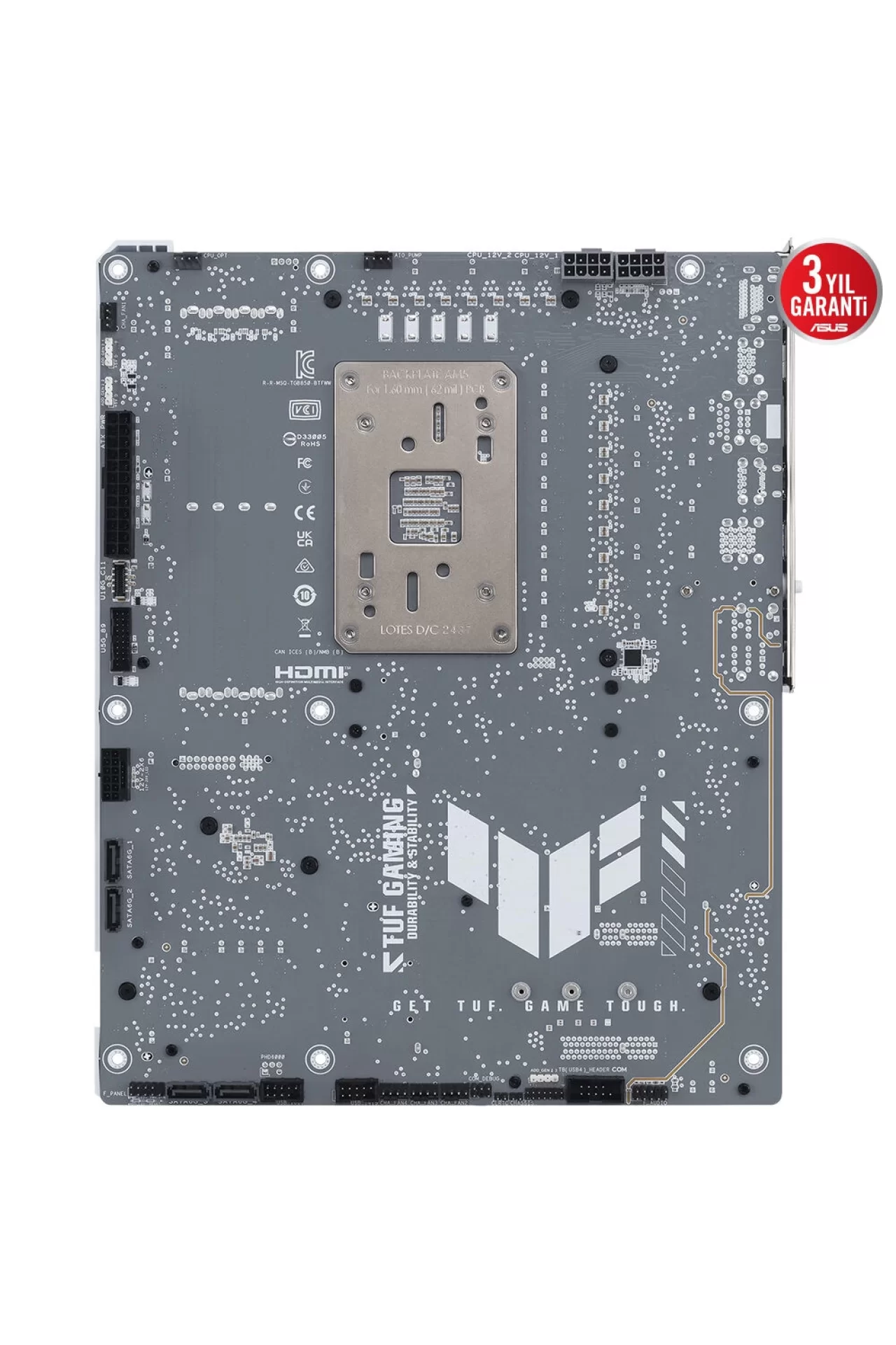 Asus TUF Gaming B850-PLUS WiFi 8000MHz (OC) DDR5 Soket AM5 M.2 HDMI DP ATX Anakart