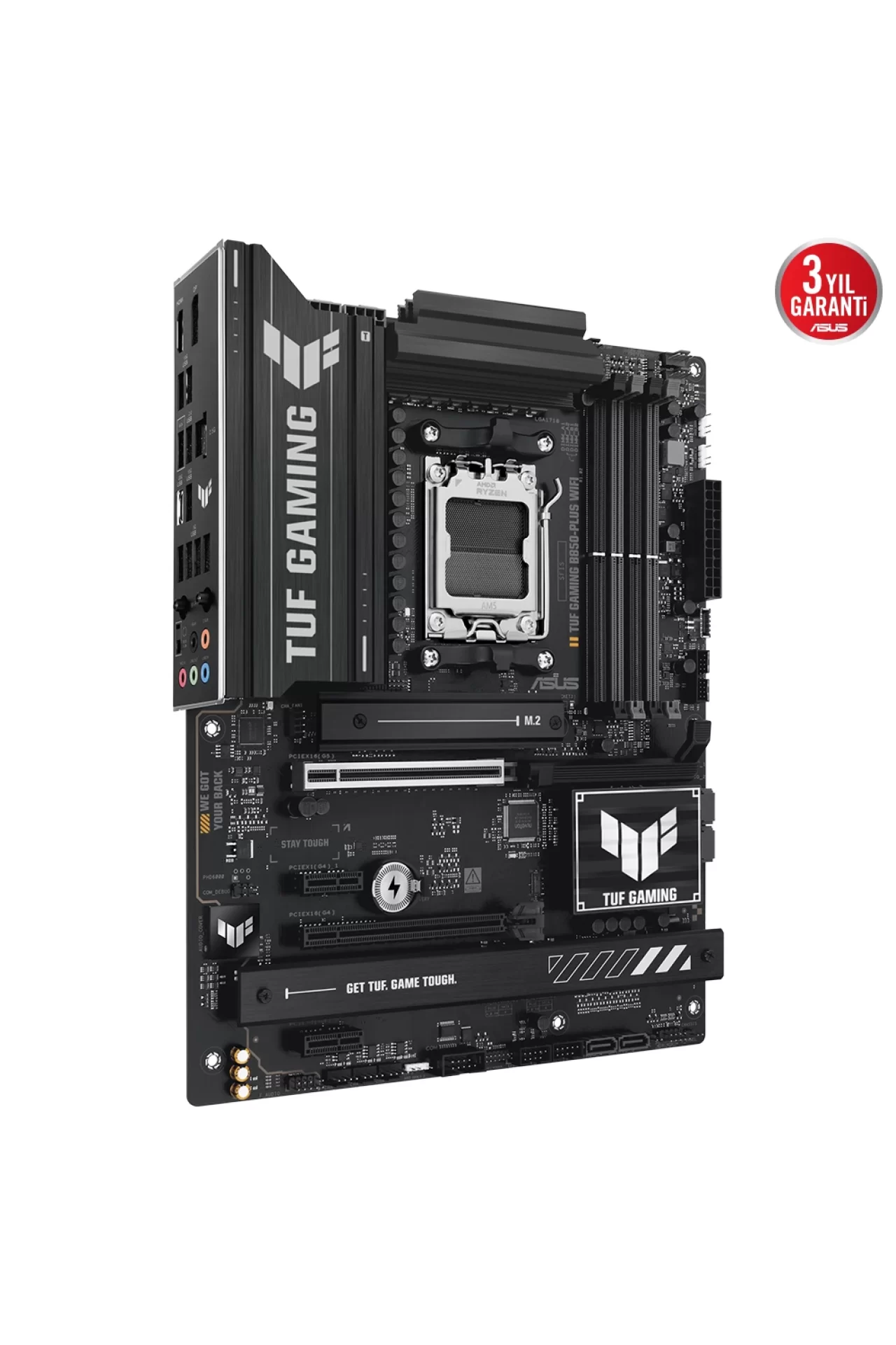 Asus TUF Gaming B850-PLUS WiFi 8000MHz (OC) DDR5 Soket AM5 M.2 HDMI DP ATX Anakart