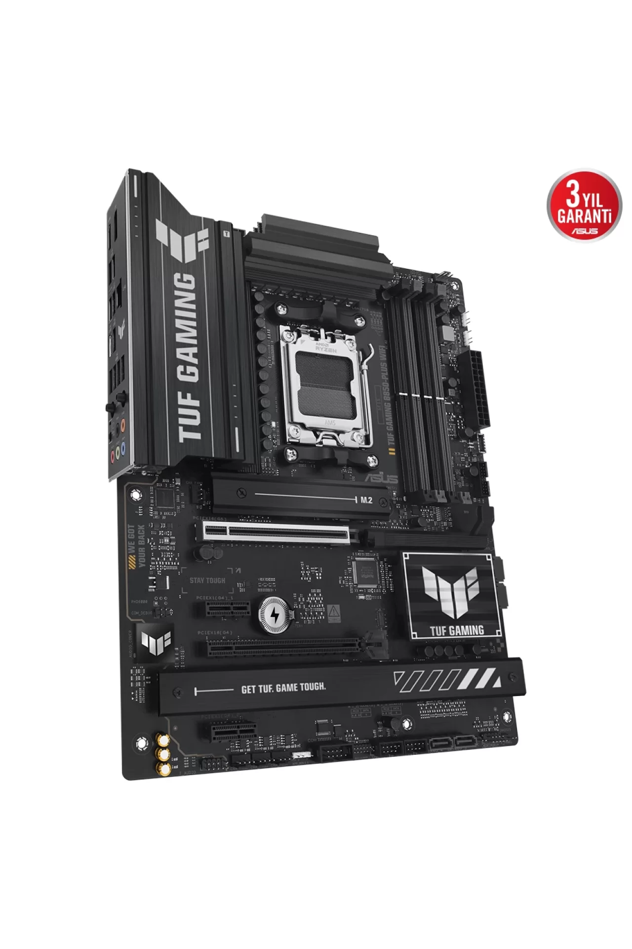 Asus TUF Gaming B850-PLUS WiFi 8000MHz (OC) DDR5 Soket AM5 M.2 HDMI DP ATX Anakart