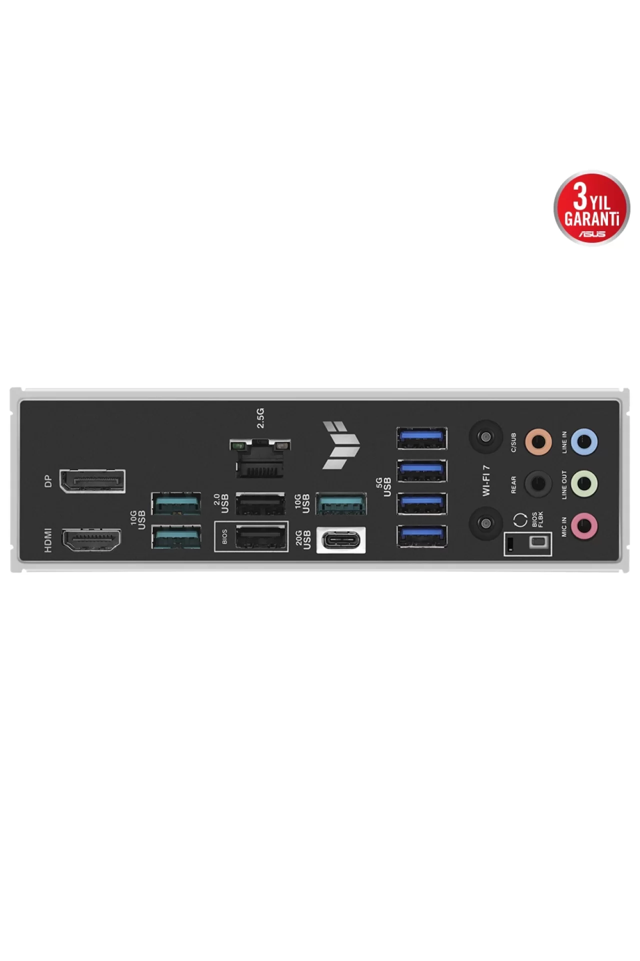 Asus TUF Gaming B850-PLUS WiFi 8000MHz (OC) DDR5 Soket AM5 M.2 HDMI DP ATX Anakart