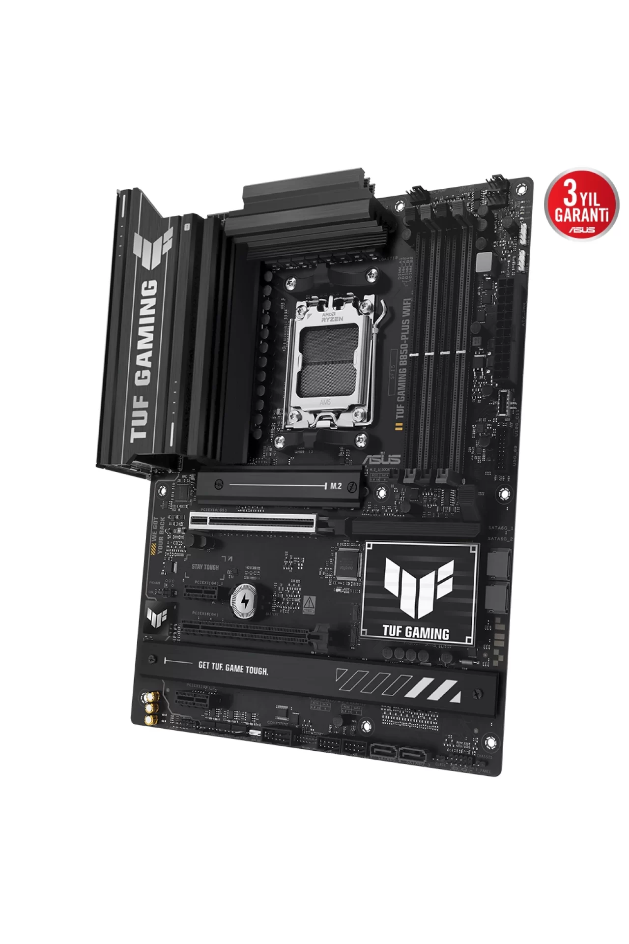 Asus TUF Gaming B850-PLUS WiFi 8000MHz (OC) DDR5 Soket AM5 M.2 HDMI DP ATX Anakart
