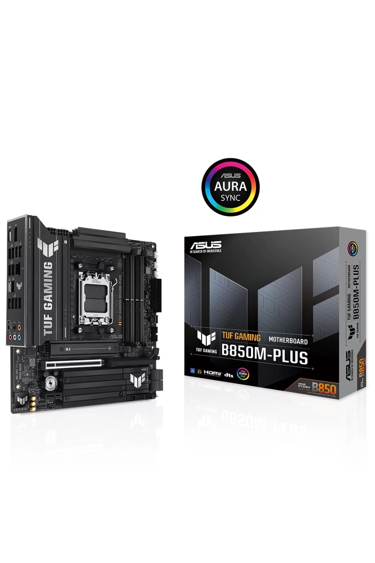 Asus TUF Gaming B850M-PLUS WiFi 8000MHz (OC) DDR5 Soket AM5 M.2 HDMI DP mATX Anakart