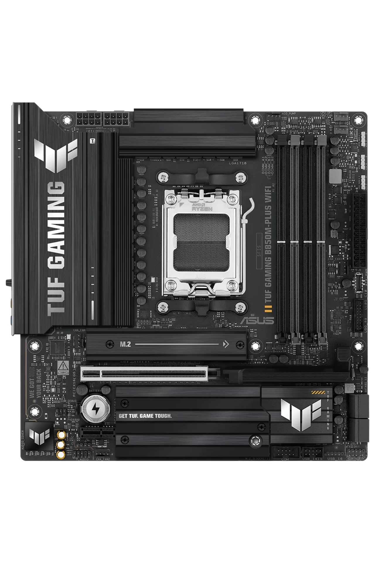 Asus TUF Gaming B850M-PLUS WiFi 8000MHz (OC) DDR5 Soket AM5 M.2 HDMI DP mATX Anakart